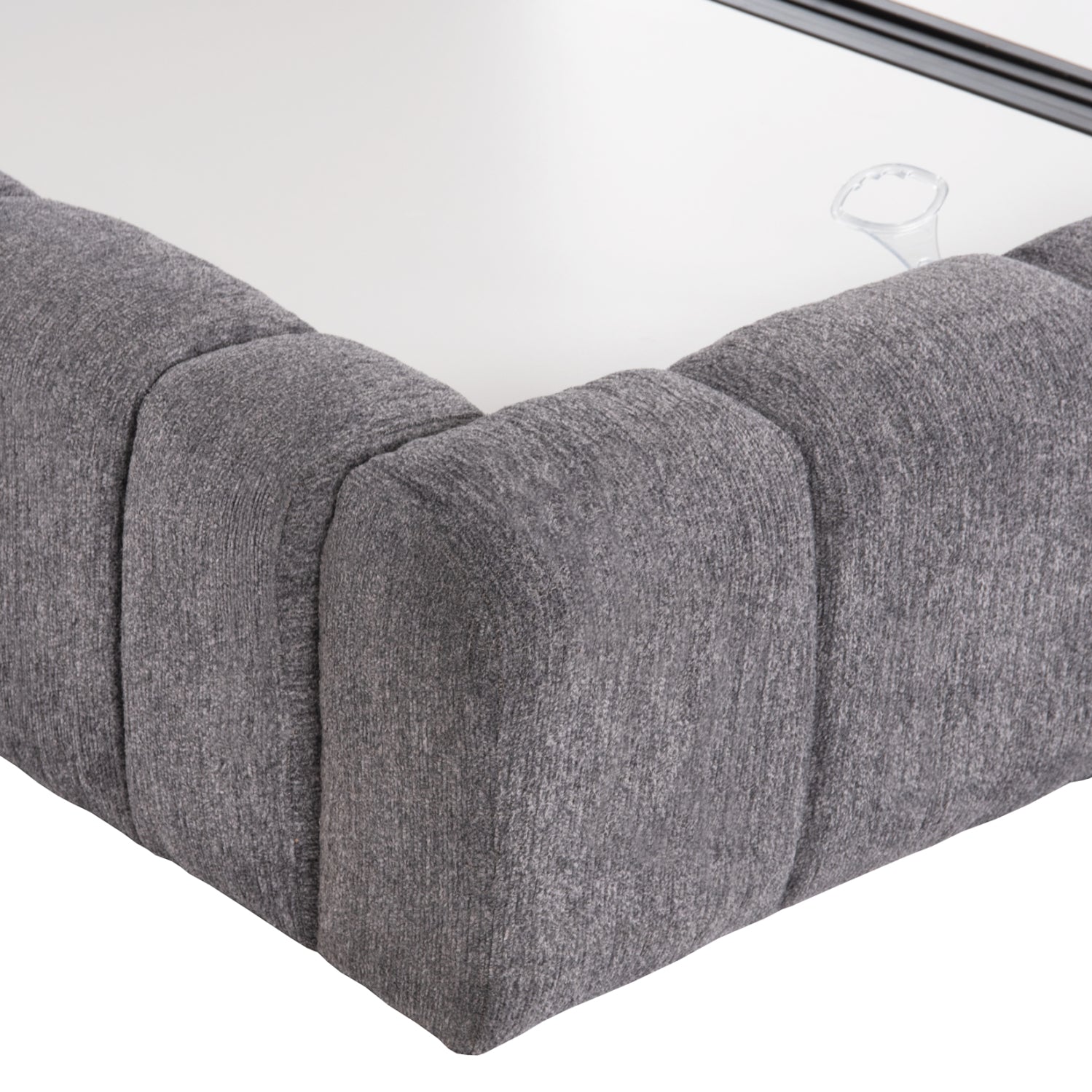 Двойно легло с матрак и място за съхранение RAMON букле 160x200cm