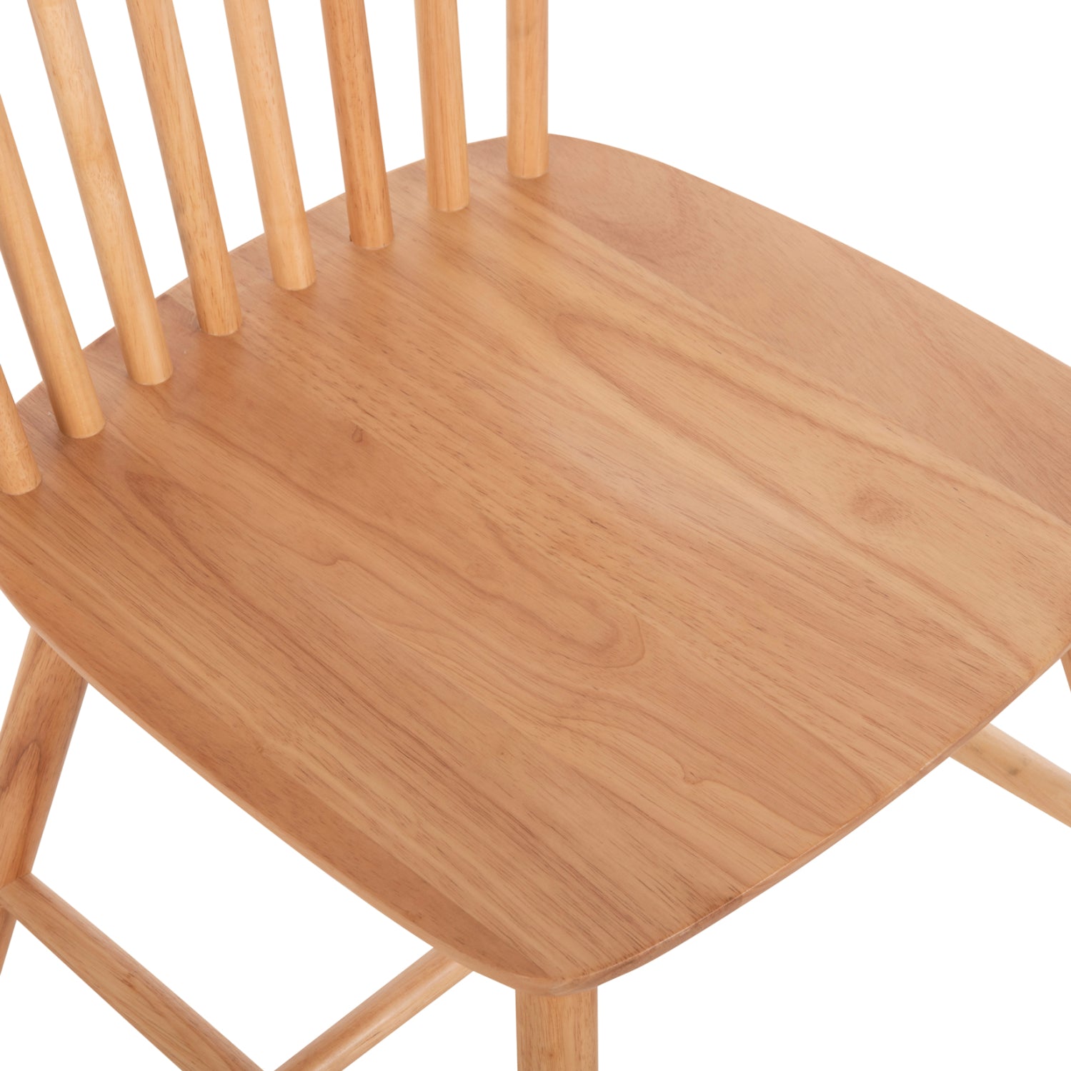 Трапезен комплект 5бр lucien мдф плот и бук в естествен цвят