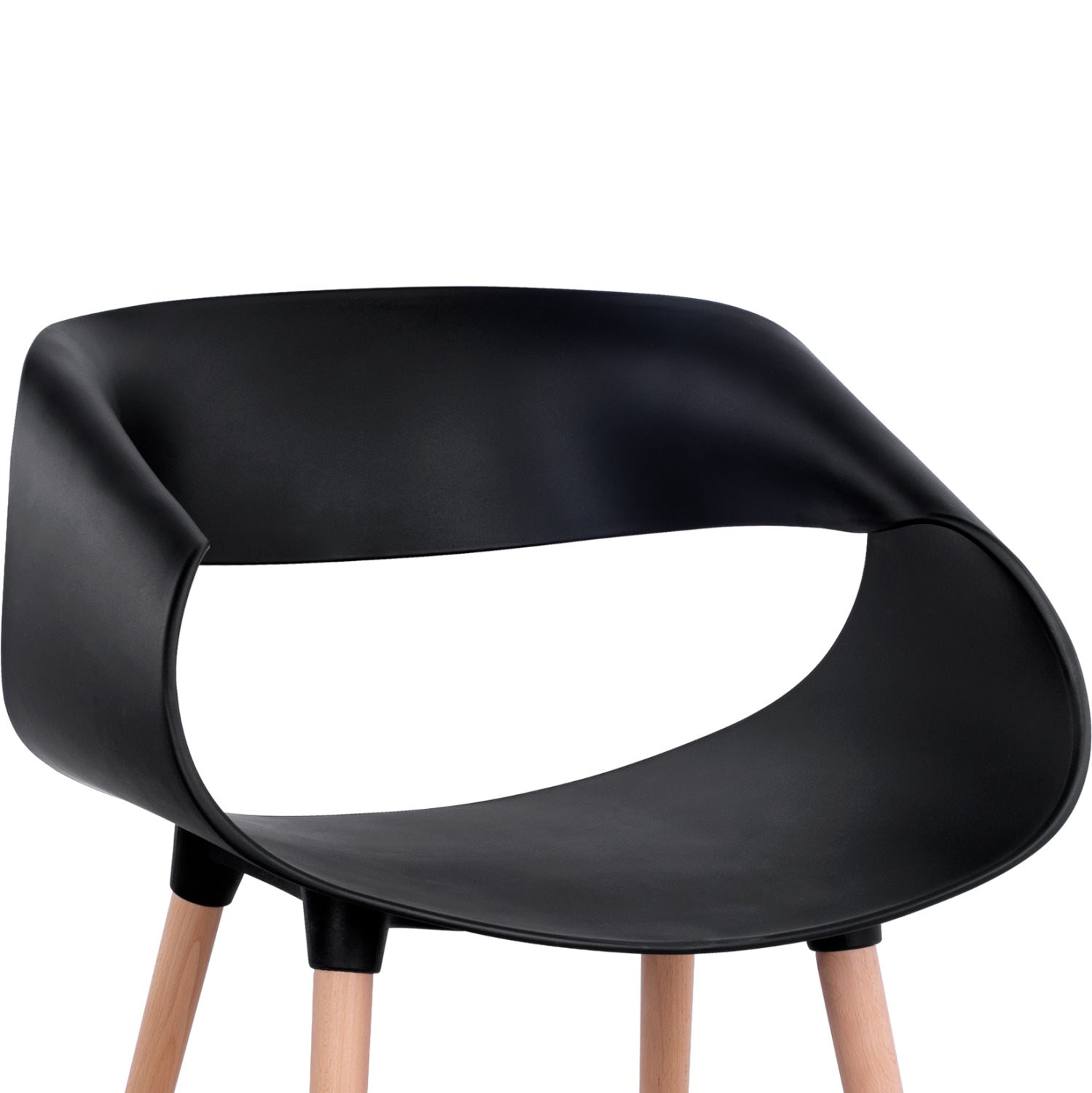 Трапезен комплект 5бр maggie КГ21187 mdf плот и черен полипропилен