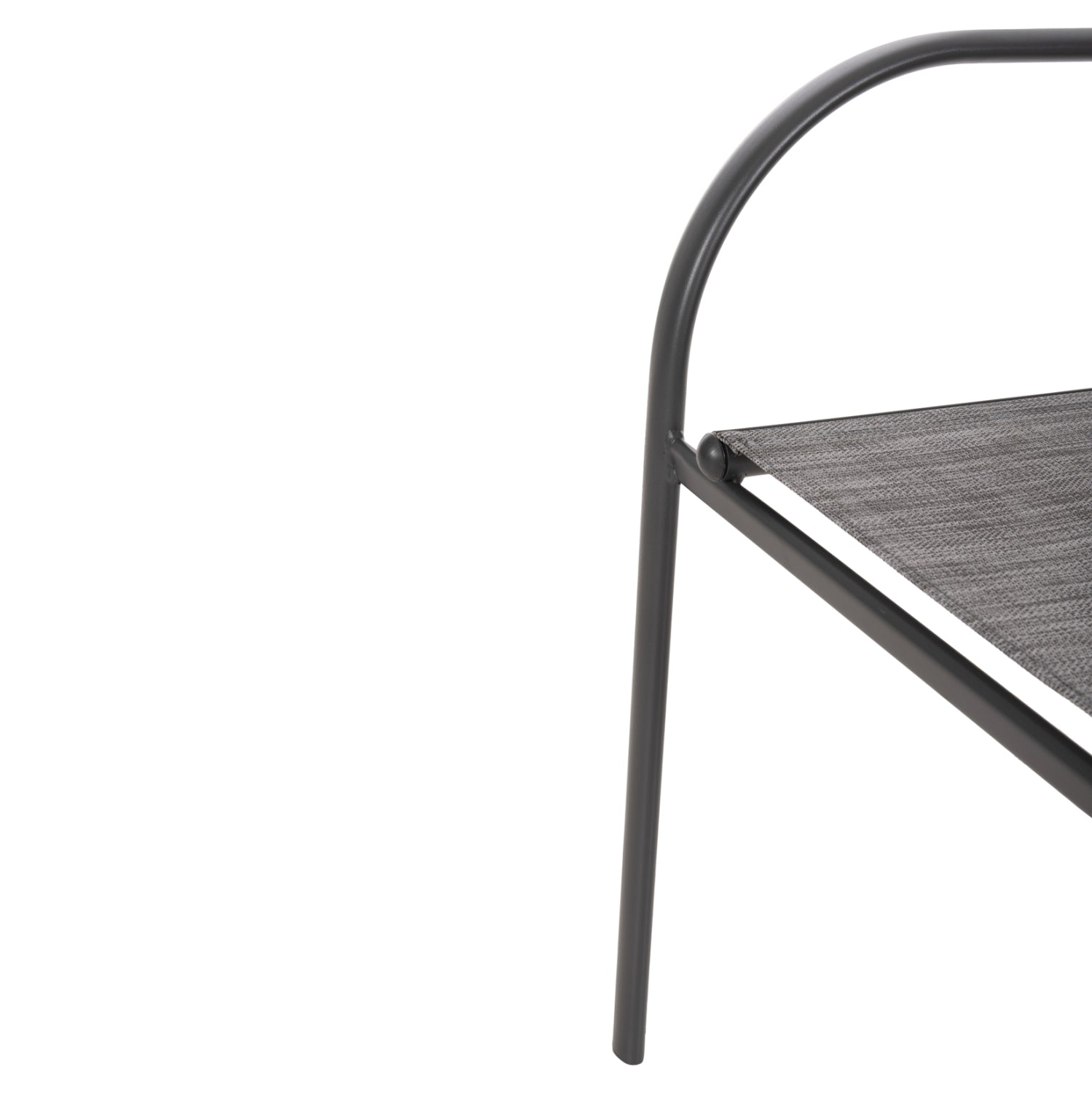 Градински комплект REDAN 5бр маса 110/70см и 4 кресла в сиво