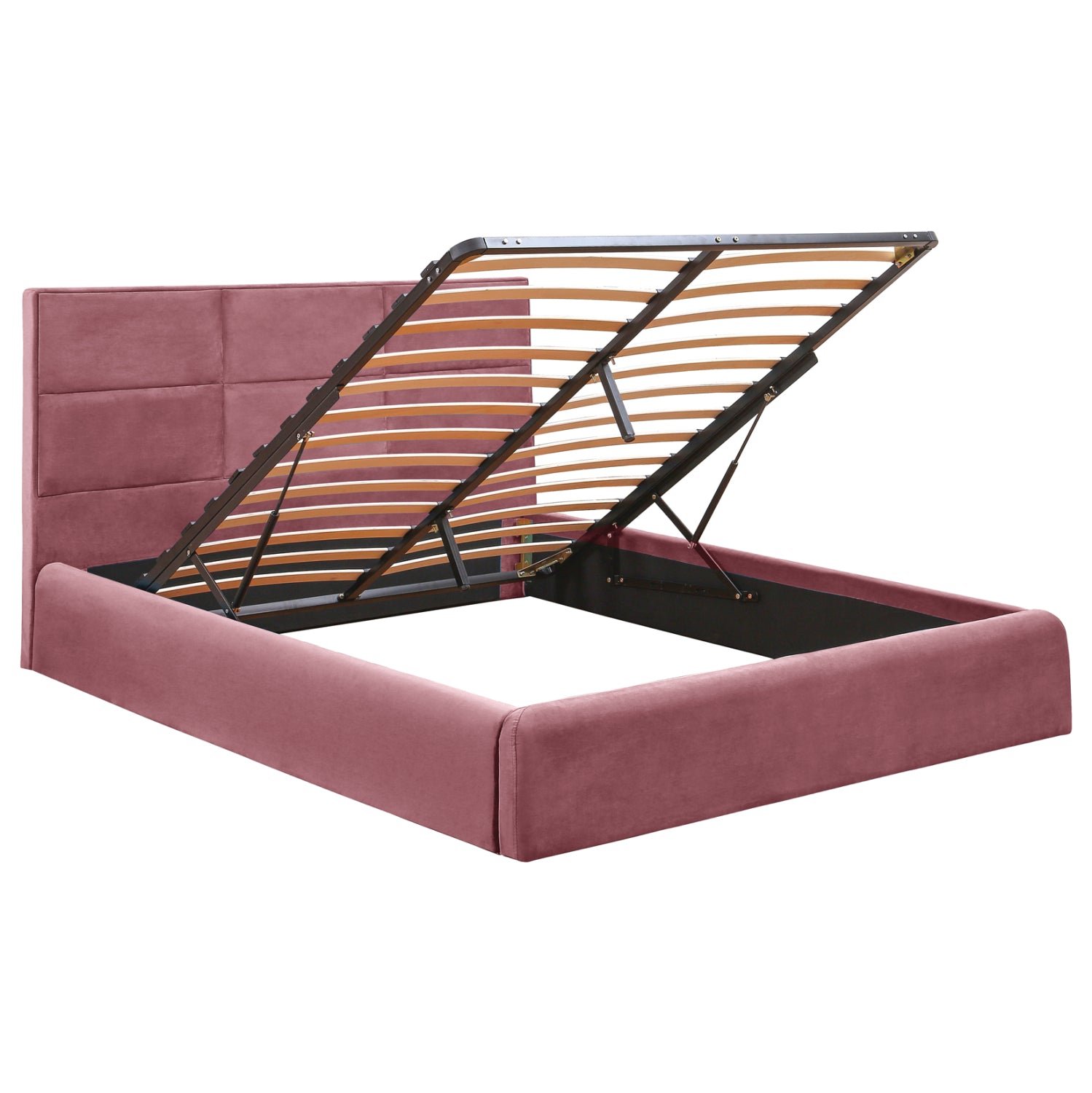 Двойно легло и матрак Briley rotted apple velvet с място за съхранение -- за 160x200 см