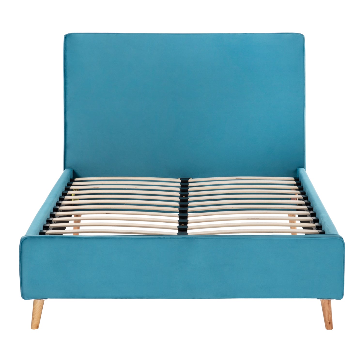 Легло с матрак MAYLIN тюркоазено кадифе 120x200см