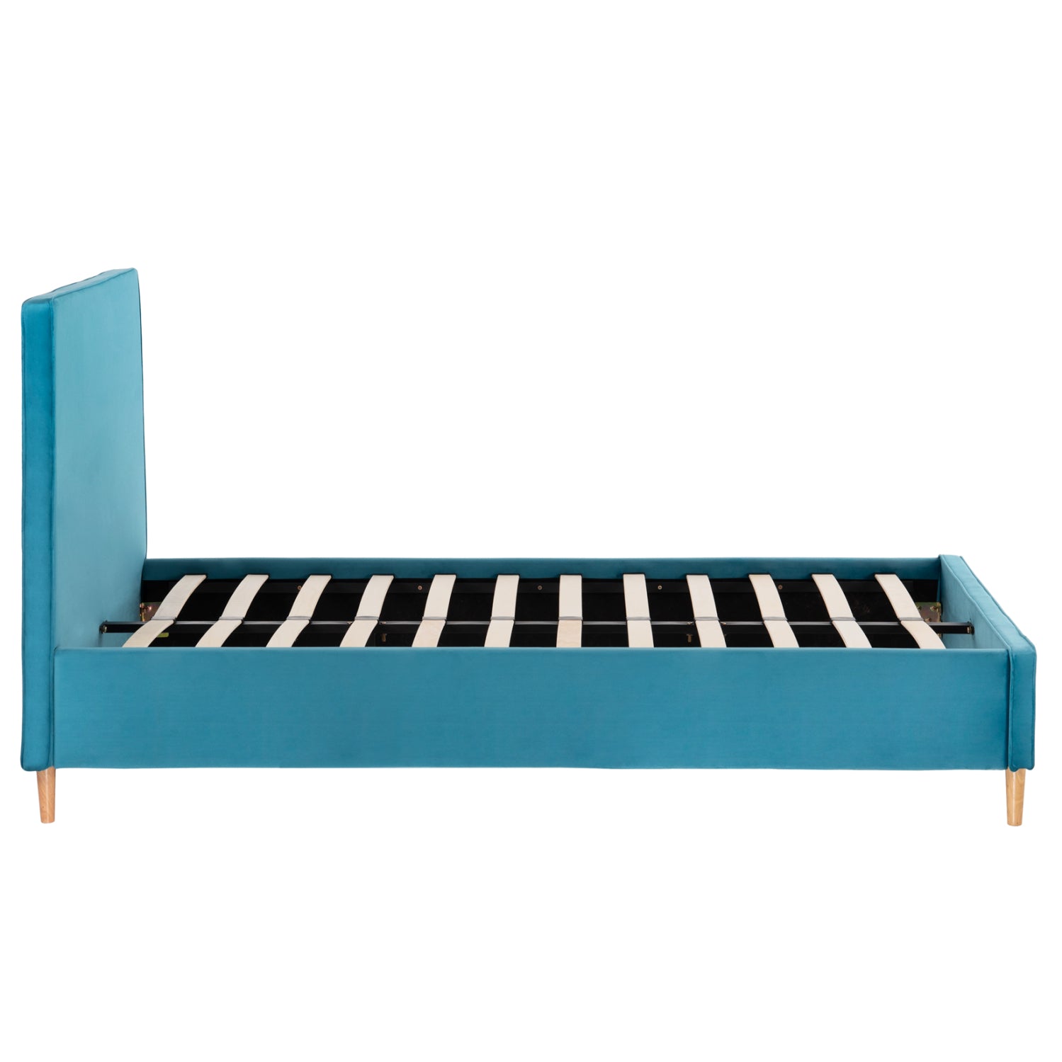 Легло с матрак MAYLIN тюркоазено кадифе 120x200см