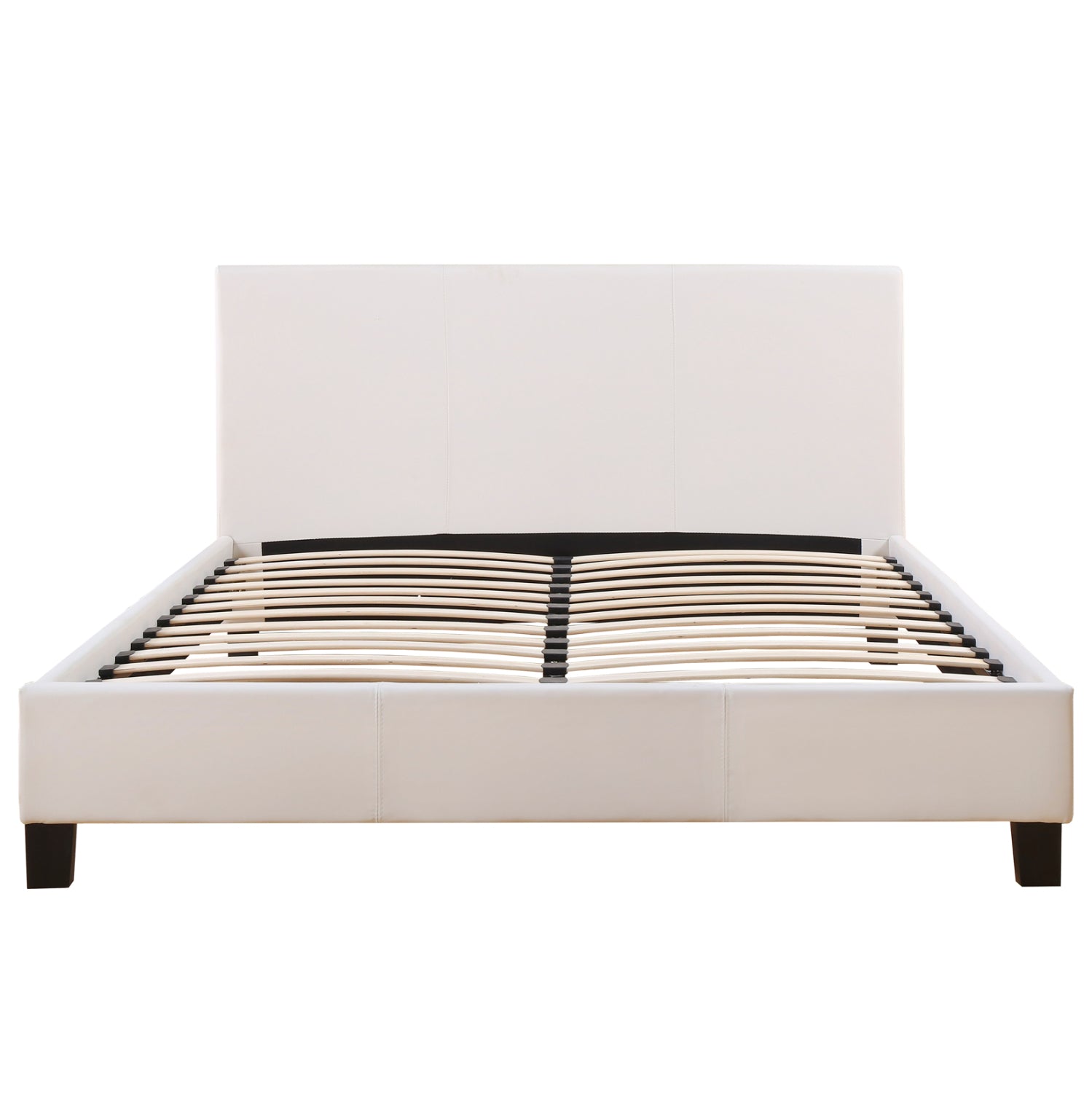 Легло с матрак becca white pu -- за 150x200см