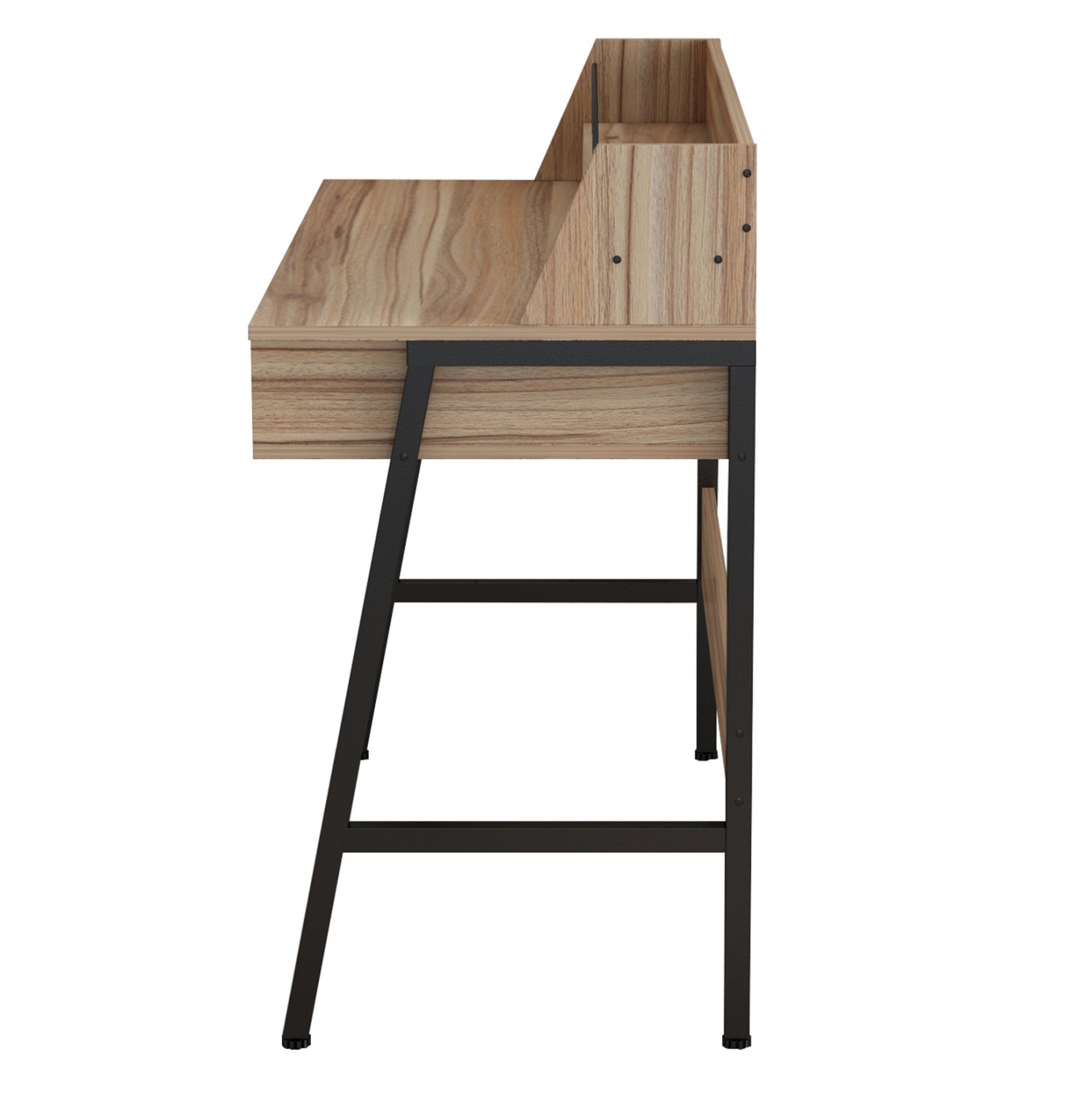 Офис бюро OLIVIER орех-черен цвят 104x48x89см