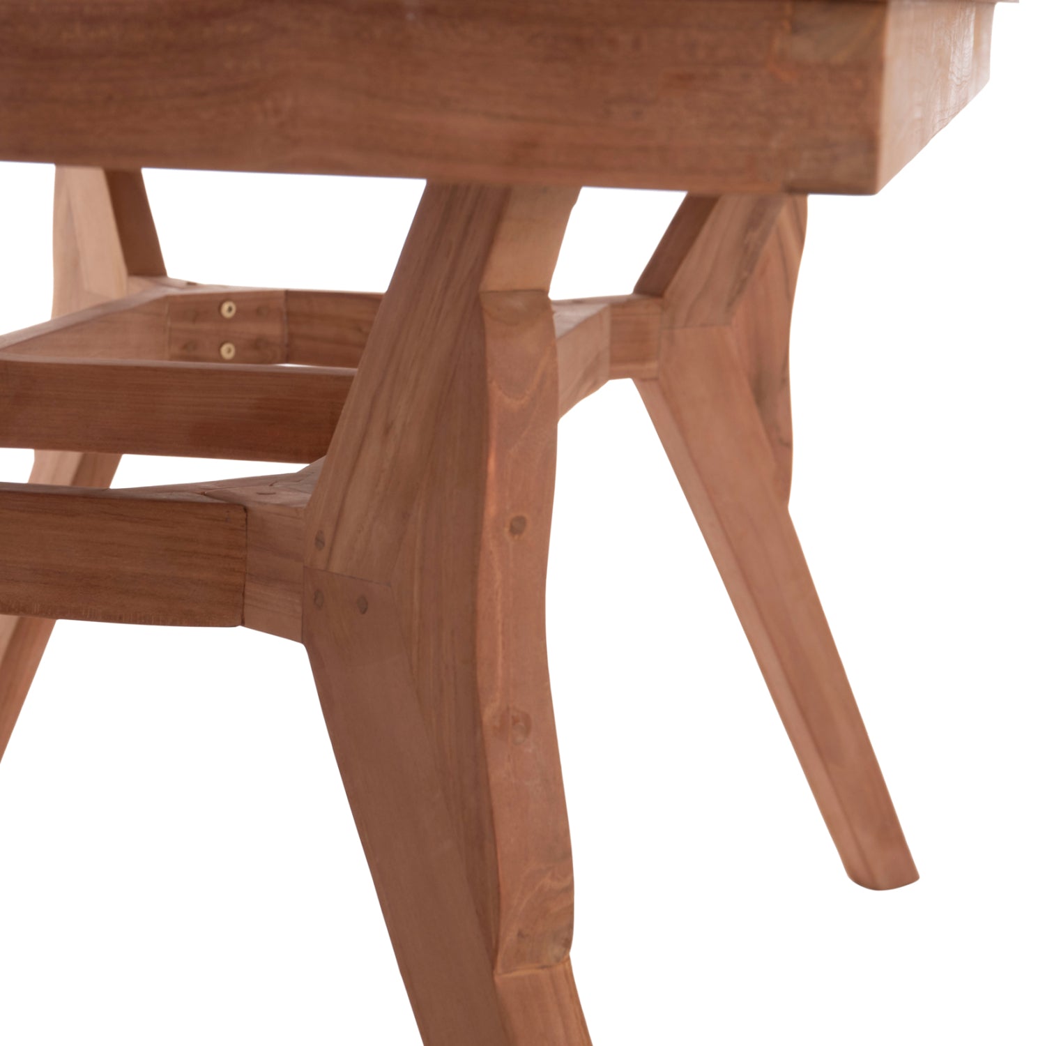 Комплект маса за хранене  WONDER и 4 сгъваеми фотьойла - тиково дърво