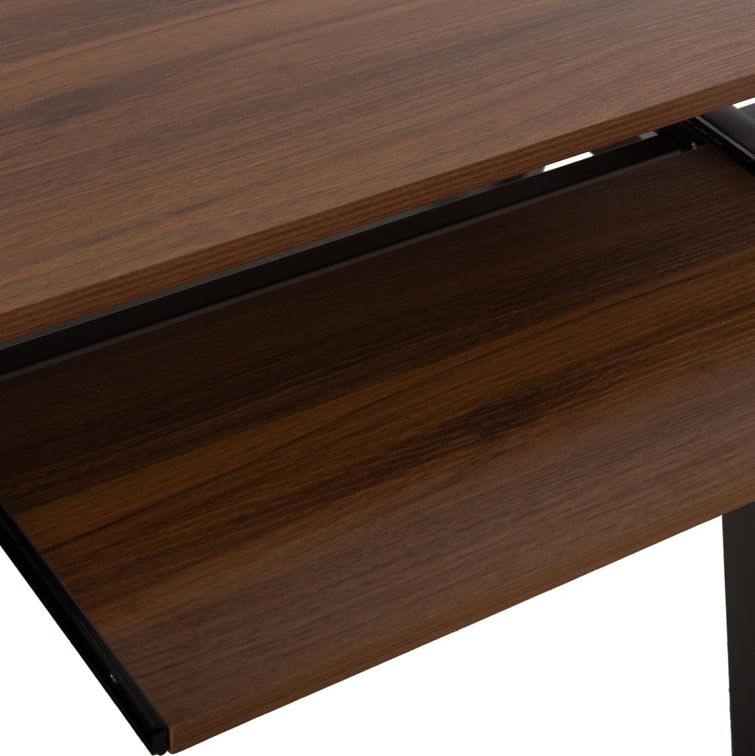 Офис бюро  VITINO  цвят орех-сив 120X60X76см