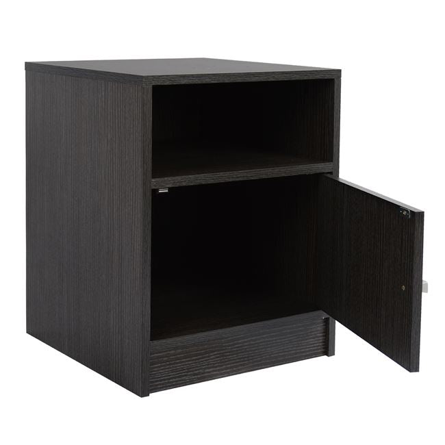 Нощно шкафче Малори цвят зебрано 40x40x50см