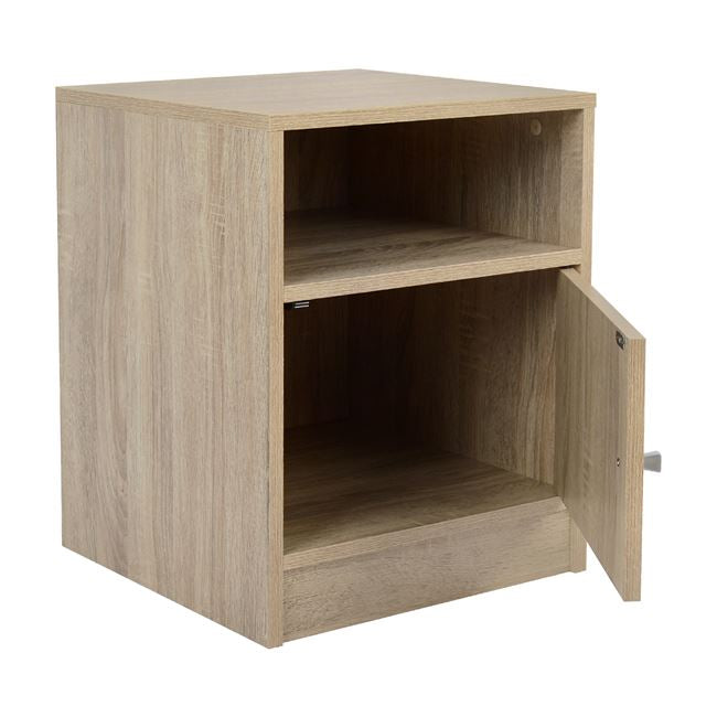 Нощно шкафче Малори цвят сонома 40x40x50см