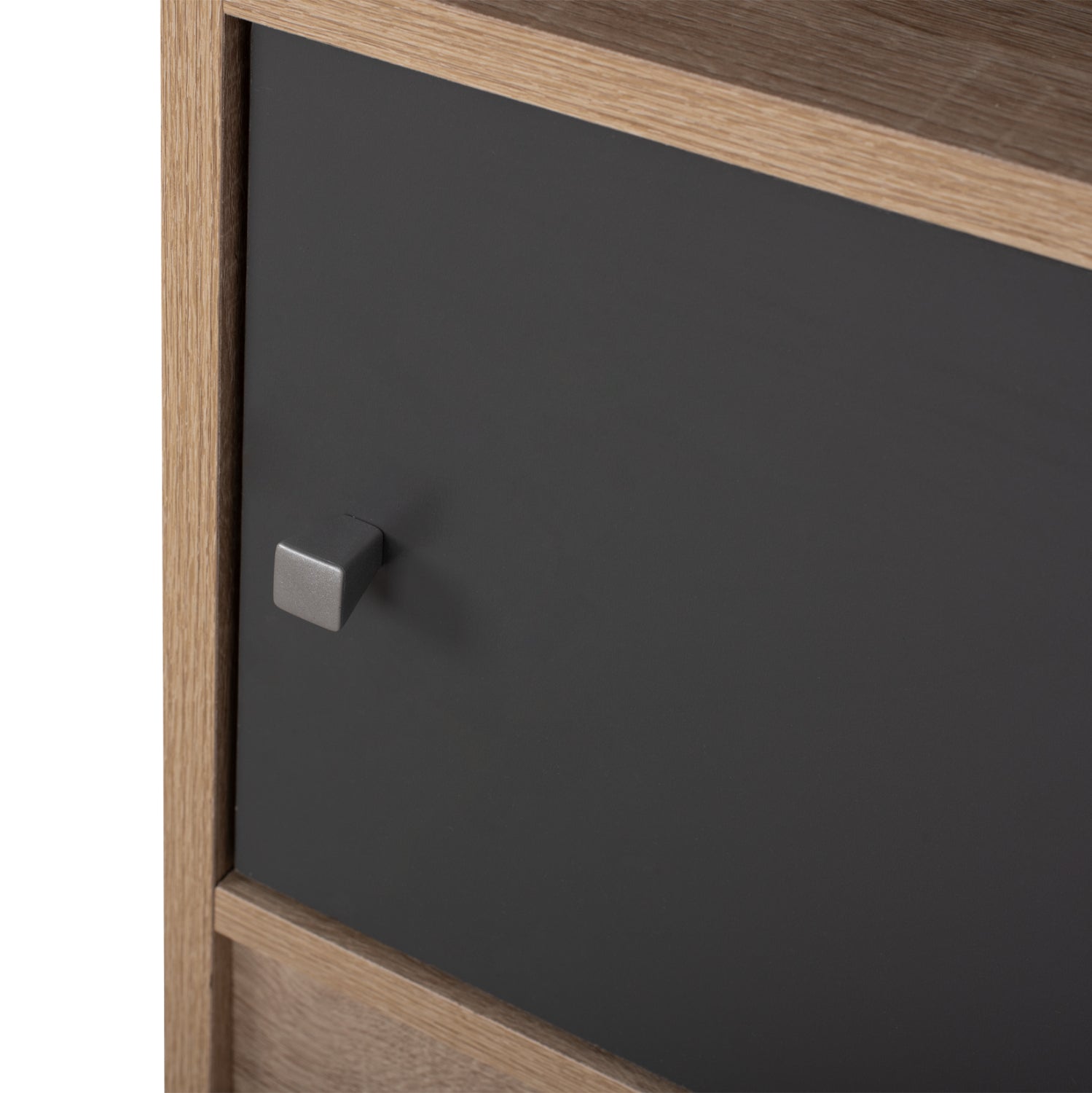 Нощно шкафче MALORY цвят сонома-сив 40x40x50см