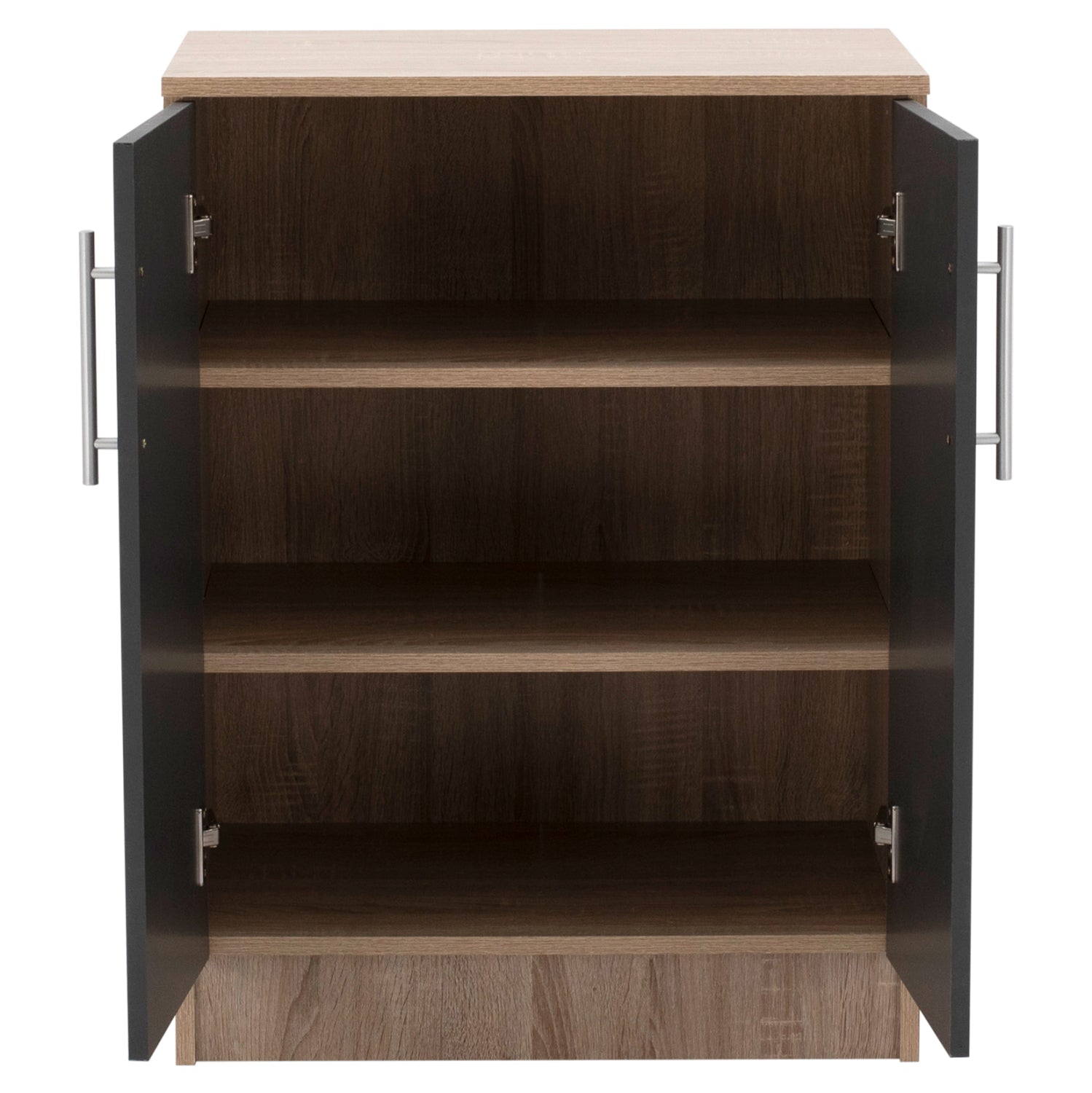 Шкаф за обувки EMERIE цвят натурал-сив 60X40,5X80