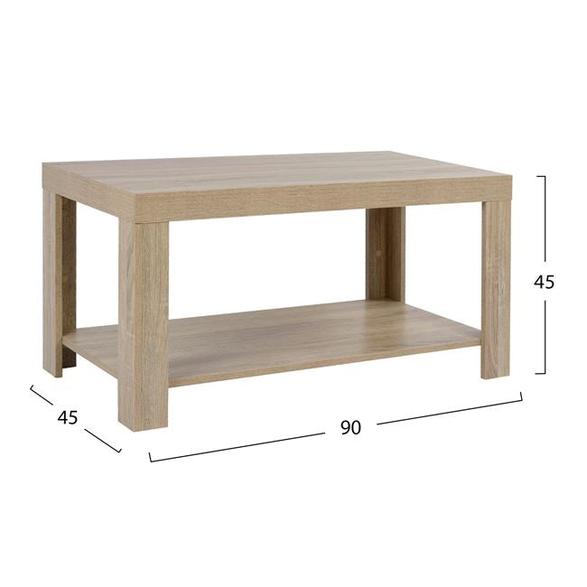 Холна маса  ALAYNA сонома цвят 90X45X45 см