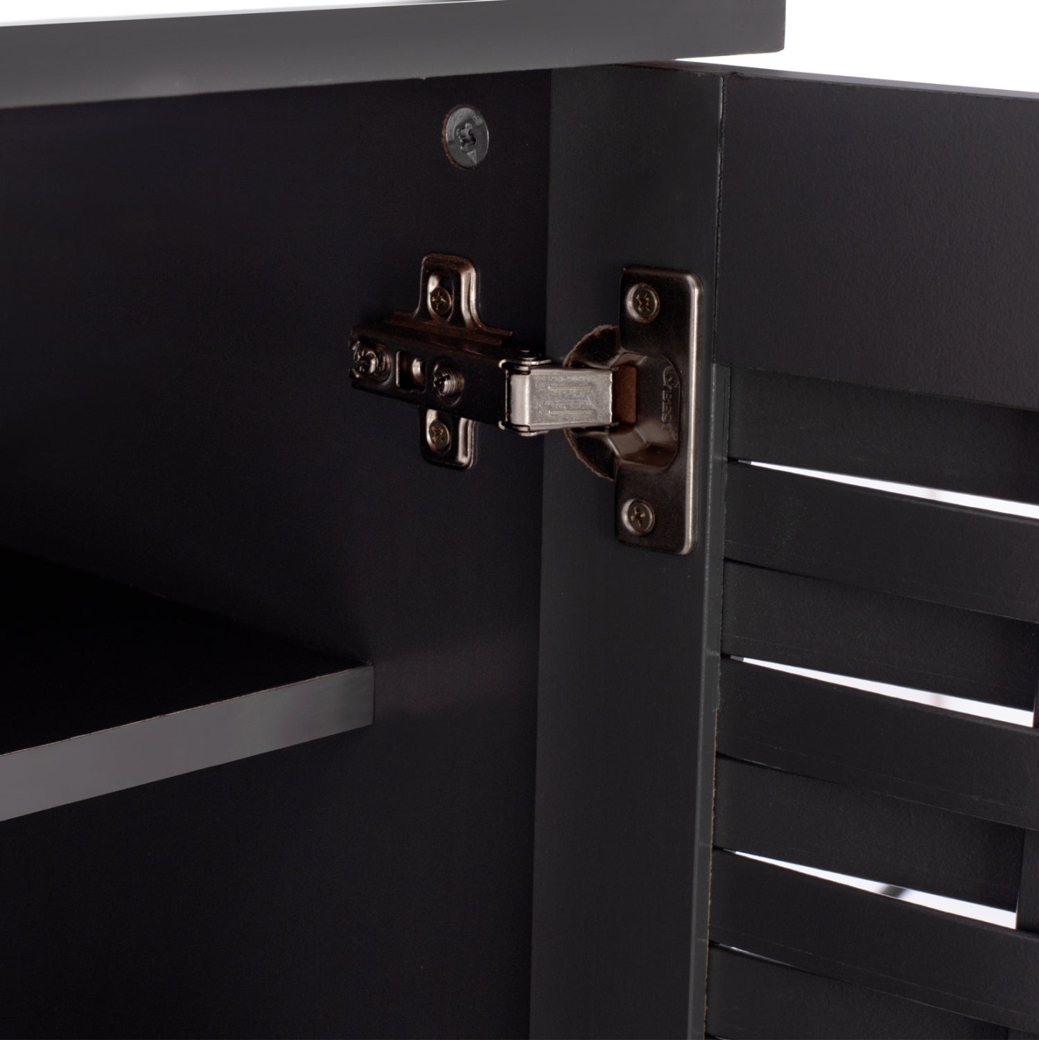 Шкаф за обувки  KABIRAтъмно сив цвят 77x34x123см