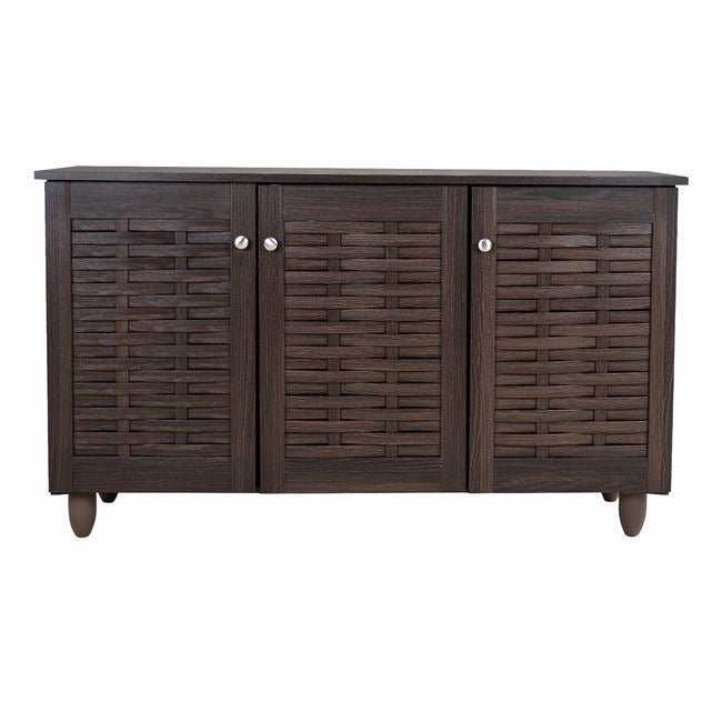 Шкаф за обувки  IGGY цвят венге/ 114х34х68см