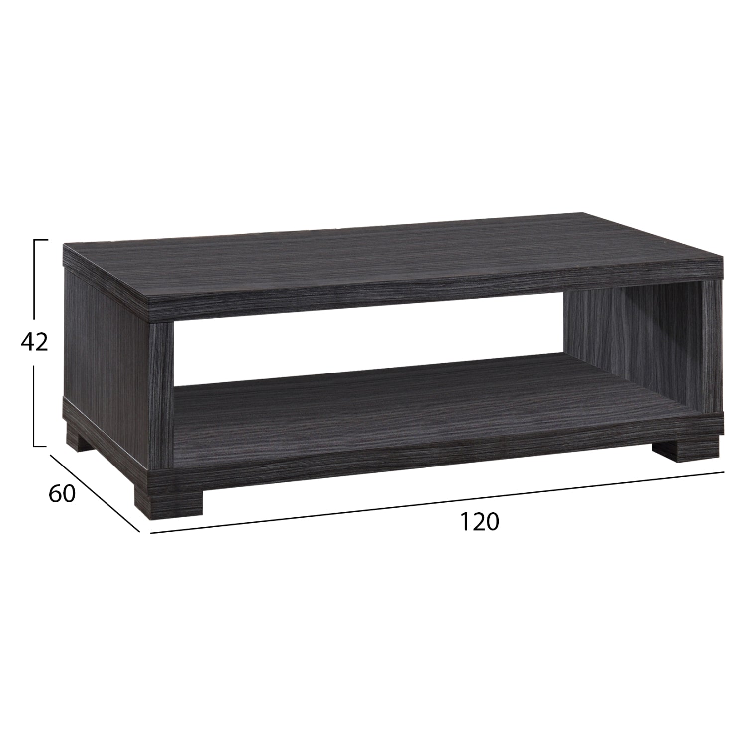 Холна маса SALEM цвят зебрано 120Χ60Χ42см