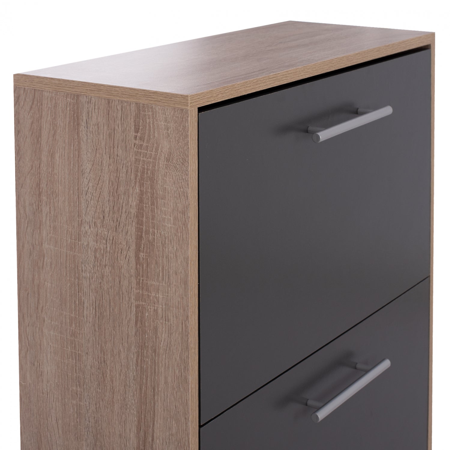 Шкаф за обувки  DAVINA цвят сонома-сив 62х24х110см