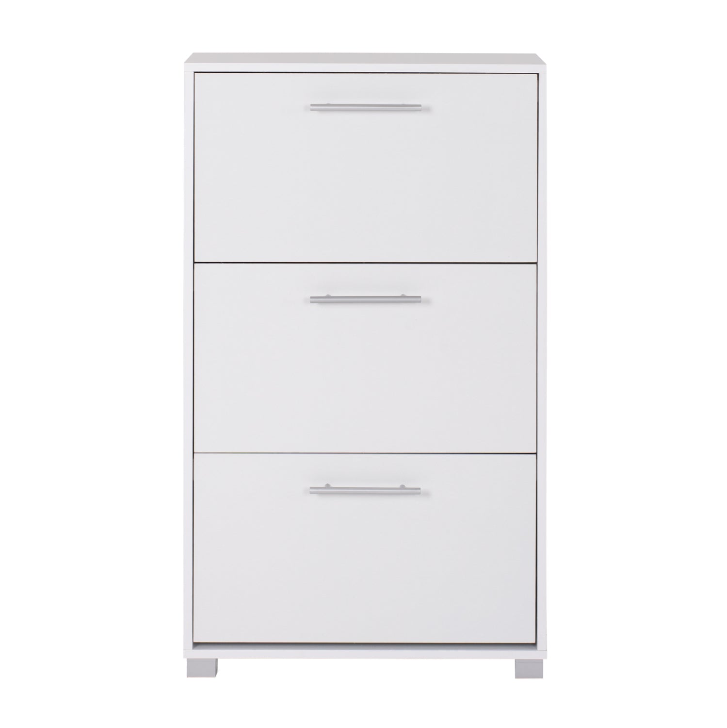 Шкаф за обувки Давина бял цвят 62х24х110 см