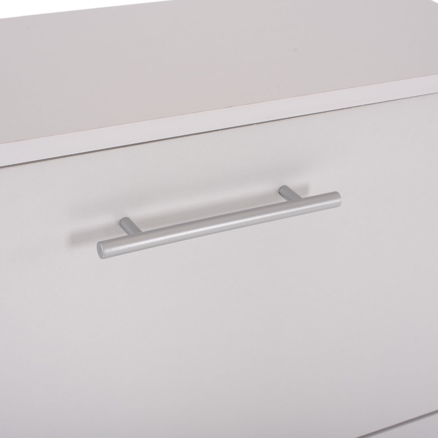 Шкаф за обувки Давина бял цвят 62х24х110 см