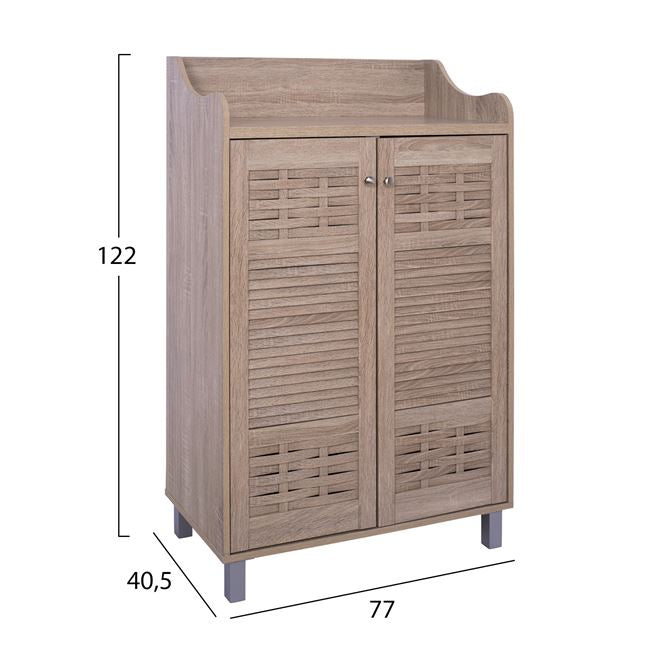 Шкаф за обувки KAILENA  цвят сонома 77X40,5X122см