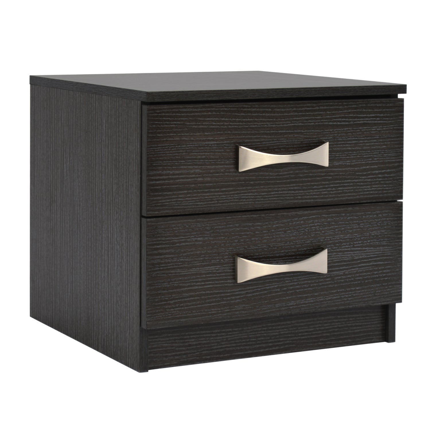 Нощно шкафче ASHLYN цвят зебрано  48x40x42см