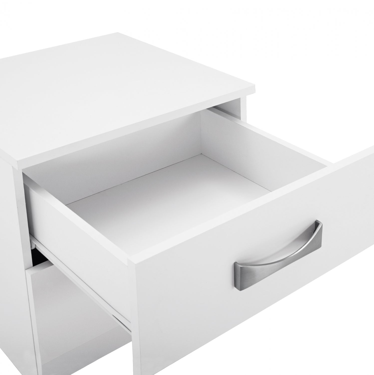 Нощно шкафче  ASHLYN бял цвят  48x40.5x41.5см