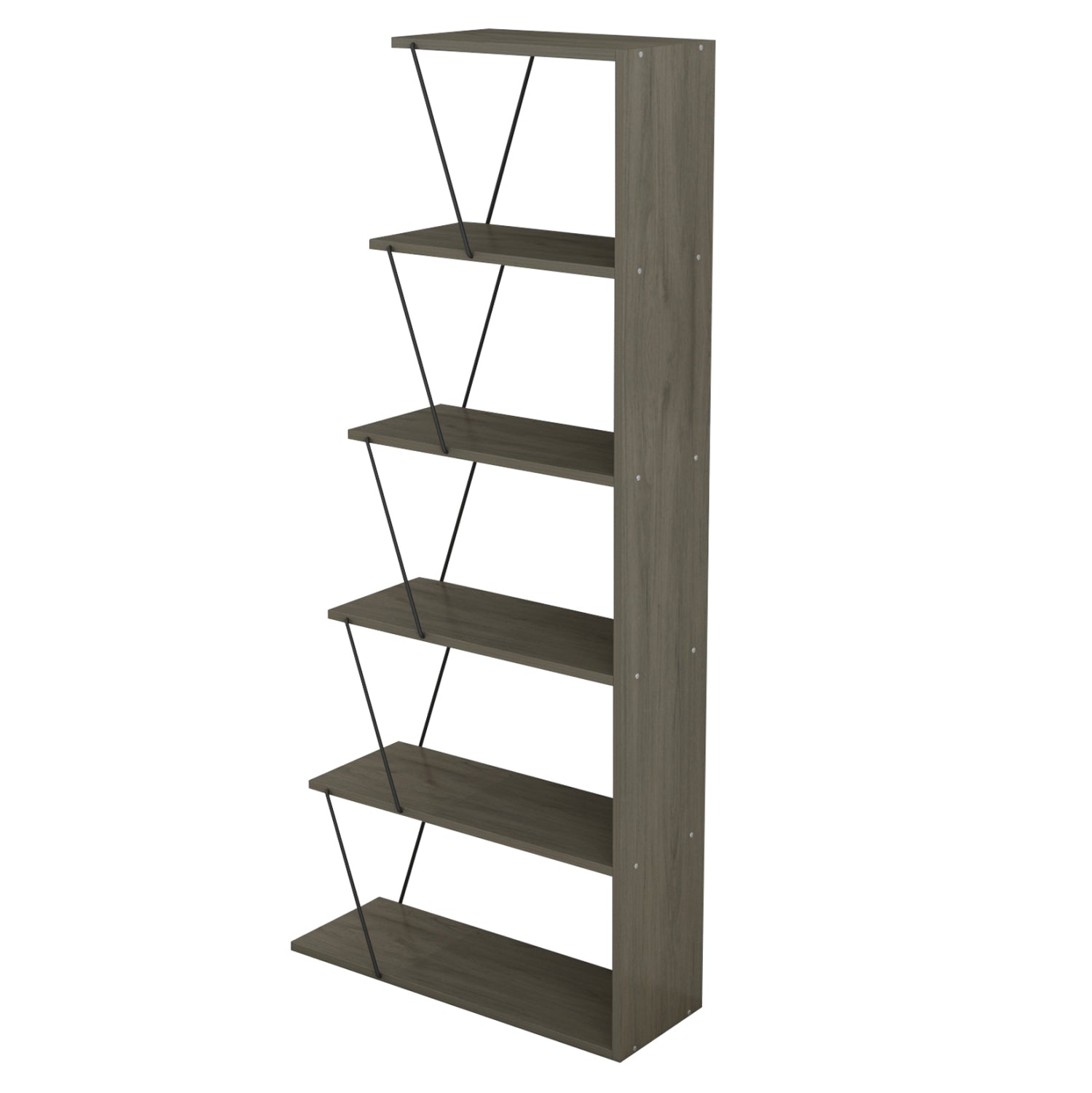 Библиотека тарс 65х146 -маслено сив цвят