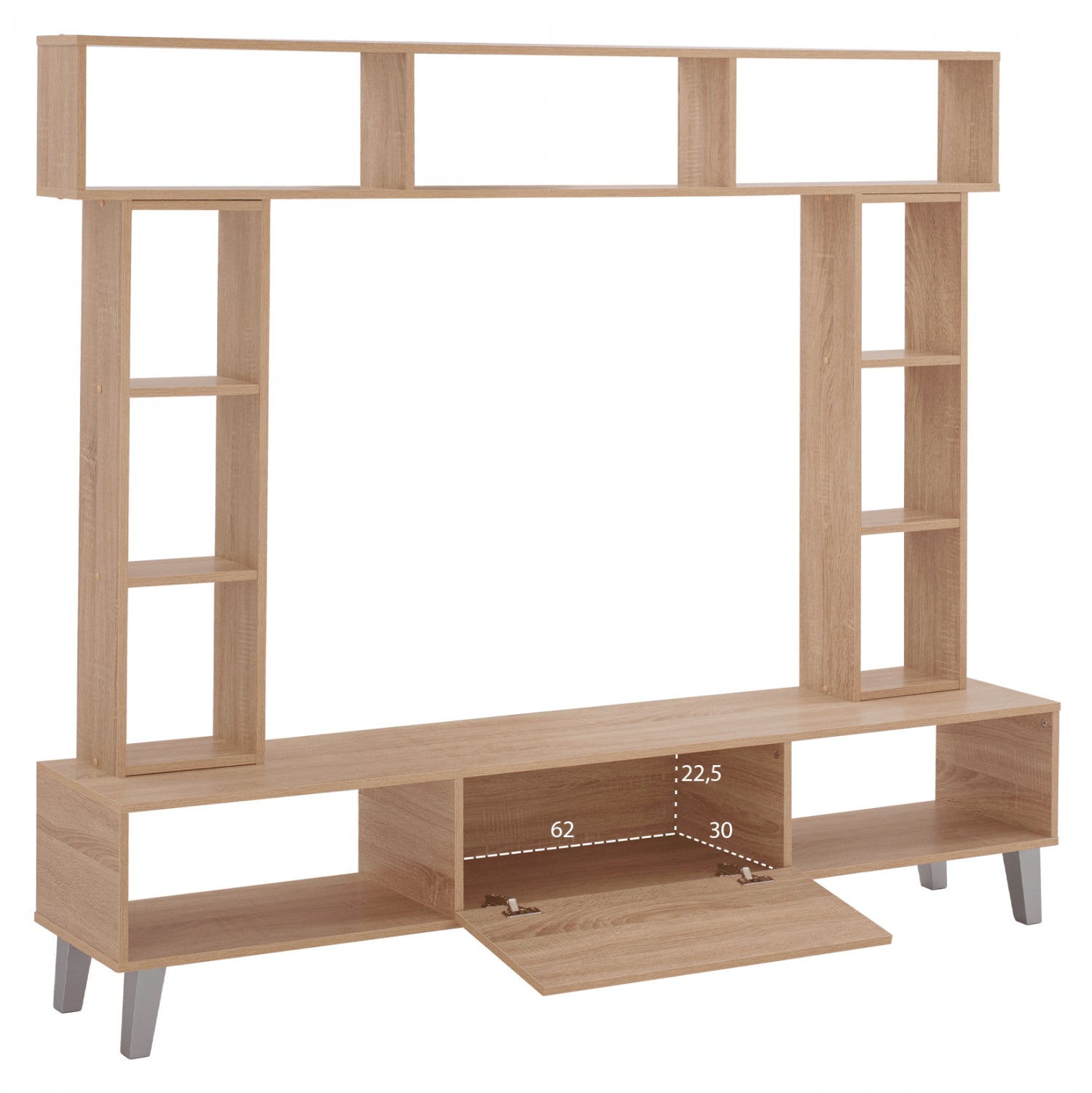 Тв комплект CHARLIZE цвят сонама 180,5x32x155,5