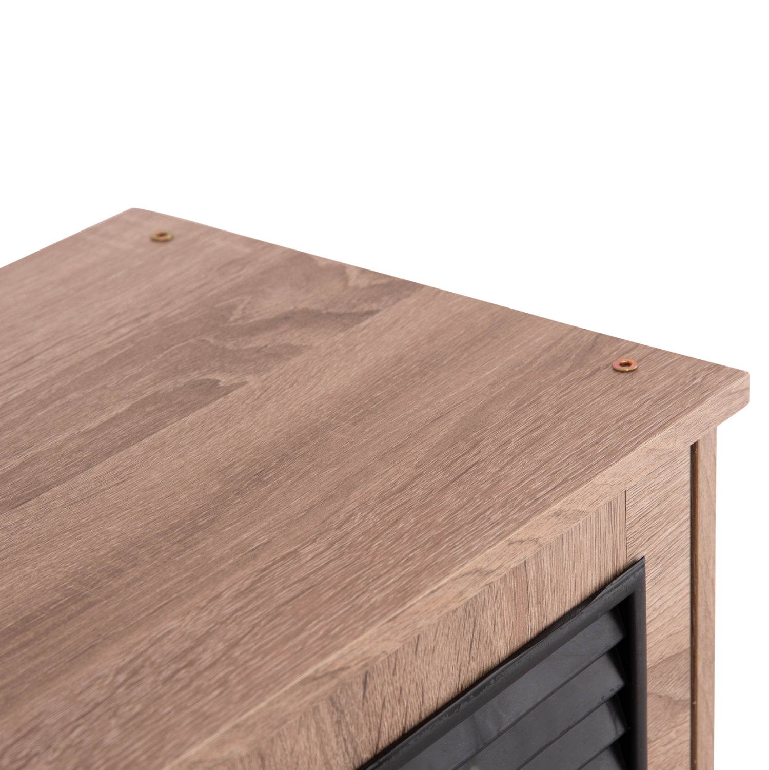 Шкаф за обувки MCKENNA цвят сонама-черен 77x30x69