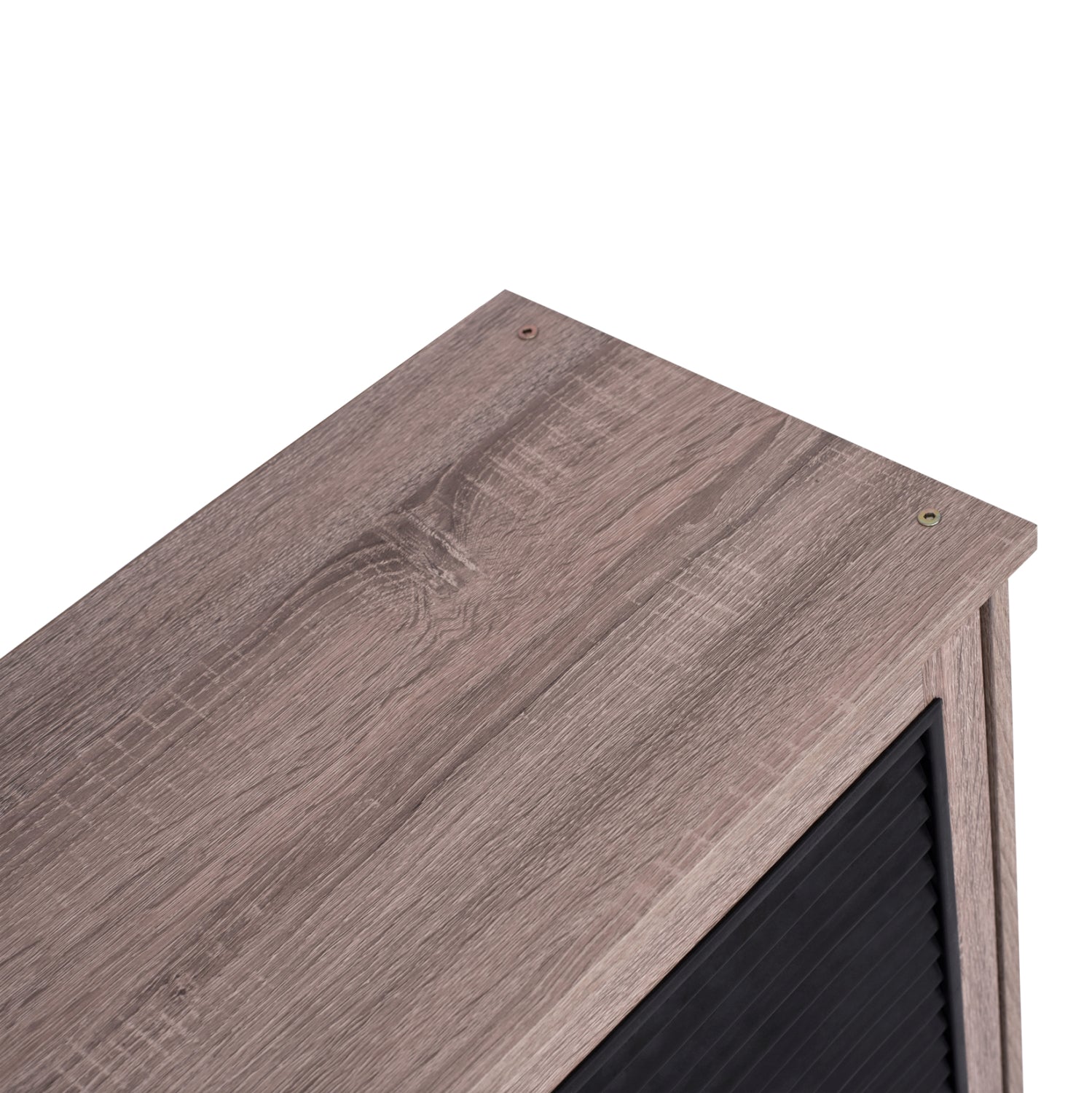 Шкаф за обувки MCKENNA цвят сонама-черен  112x30x68.5H см