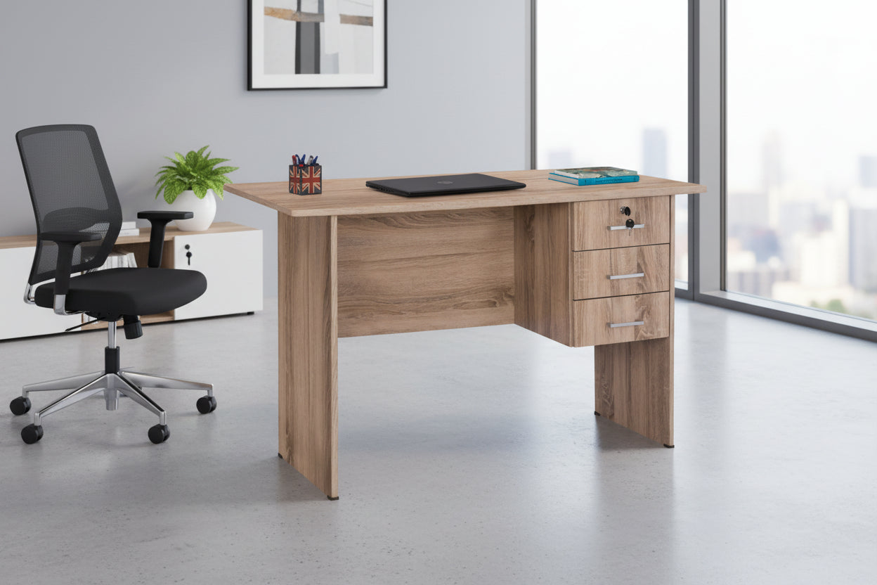 Офис бюро  HAYDEN  сонома цвят 120x60x75см