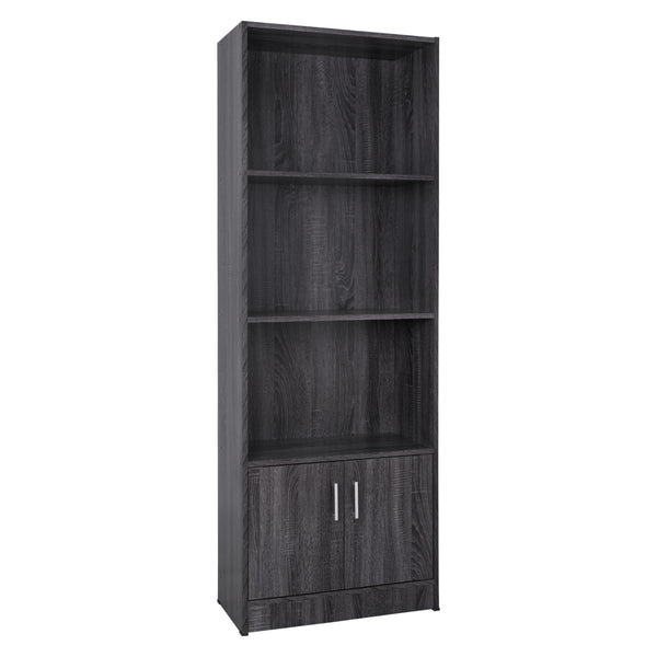Офис библиотека  HAYDEN антрацит цвят 60x30x174