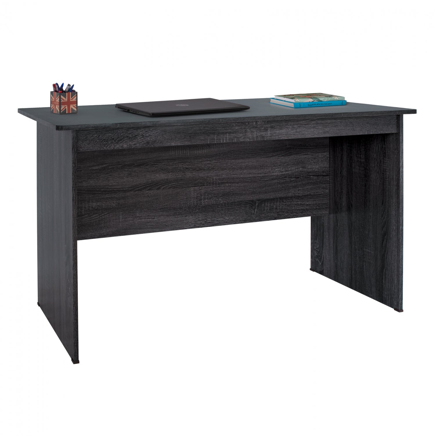 Офис бюро HAYDEN 120x71х74.5 -сив цвят