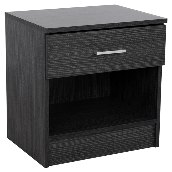 Нощно шкафче  LANEY цвят зебрано 45x35,5x47см