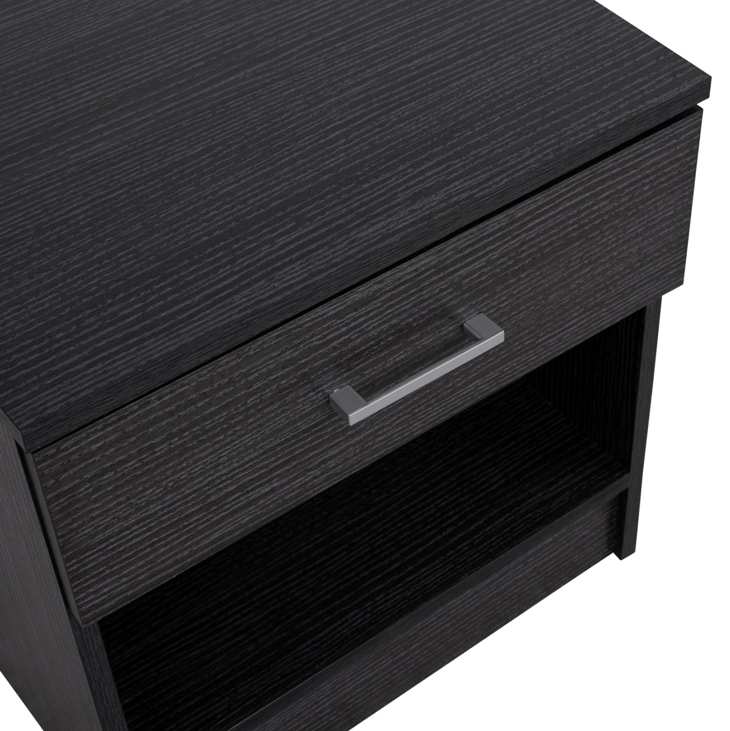 Нощно шкафче  LANEY цвят зебрано 45x35,5x47см