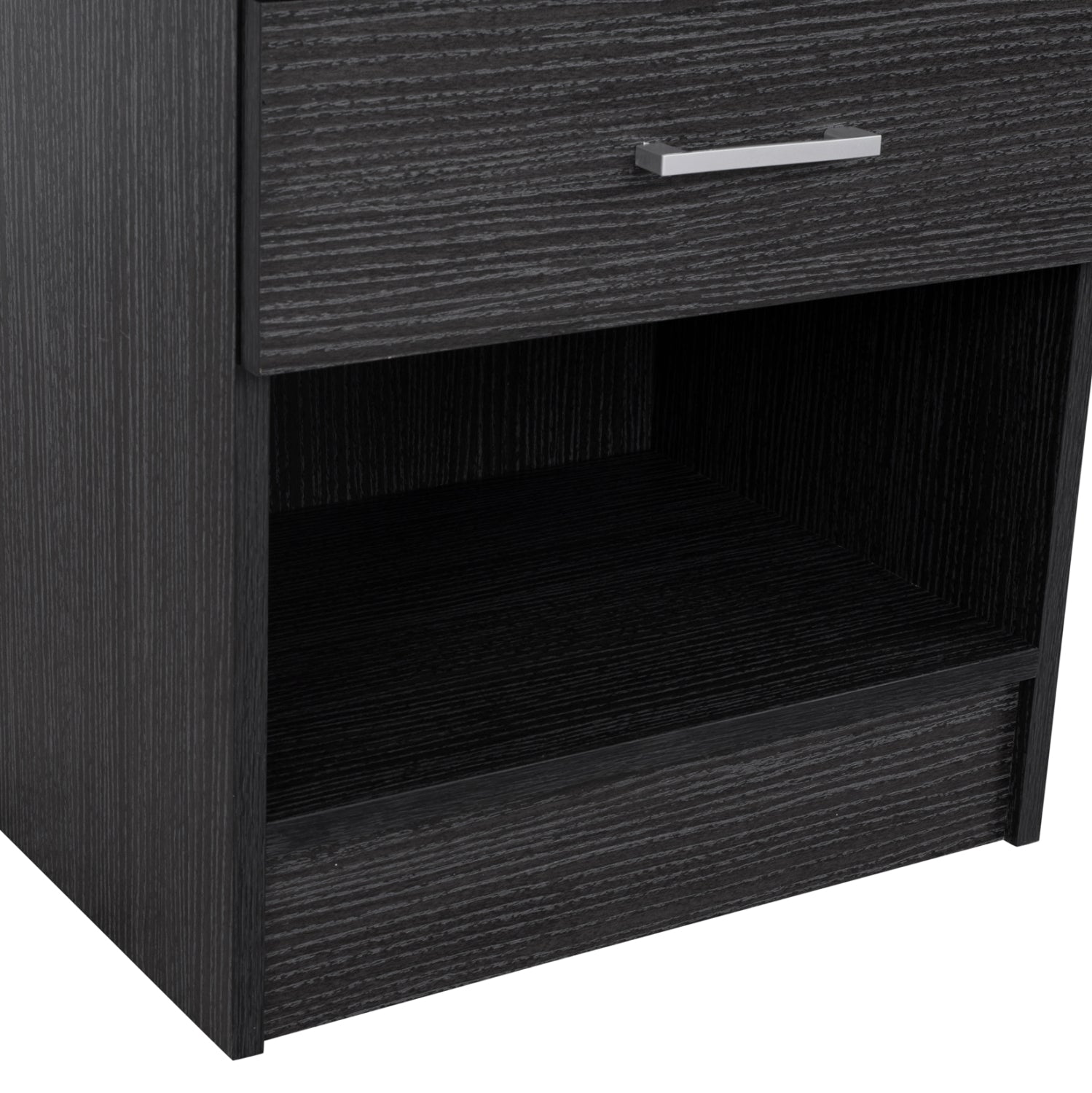 Нощно шкафче  LANEY цвят зебрано 45x35,5x47см
