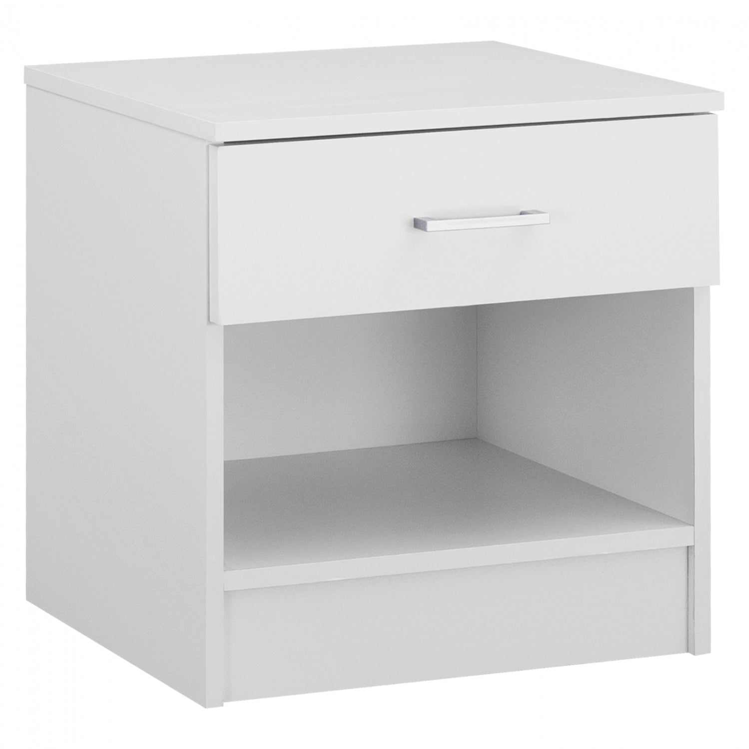Нощно шкафче LANEY  бял цвят 45x35,5x47см