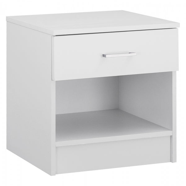Нощно шкафче LANEY  бял цвят 45x35,5x47см