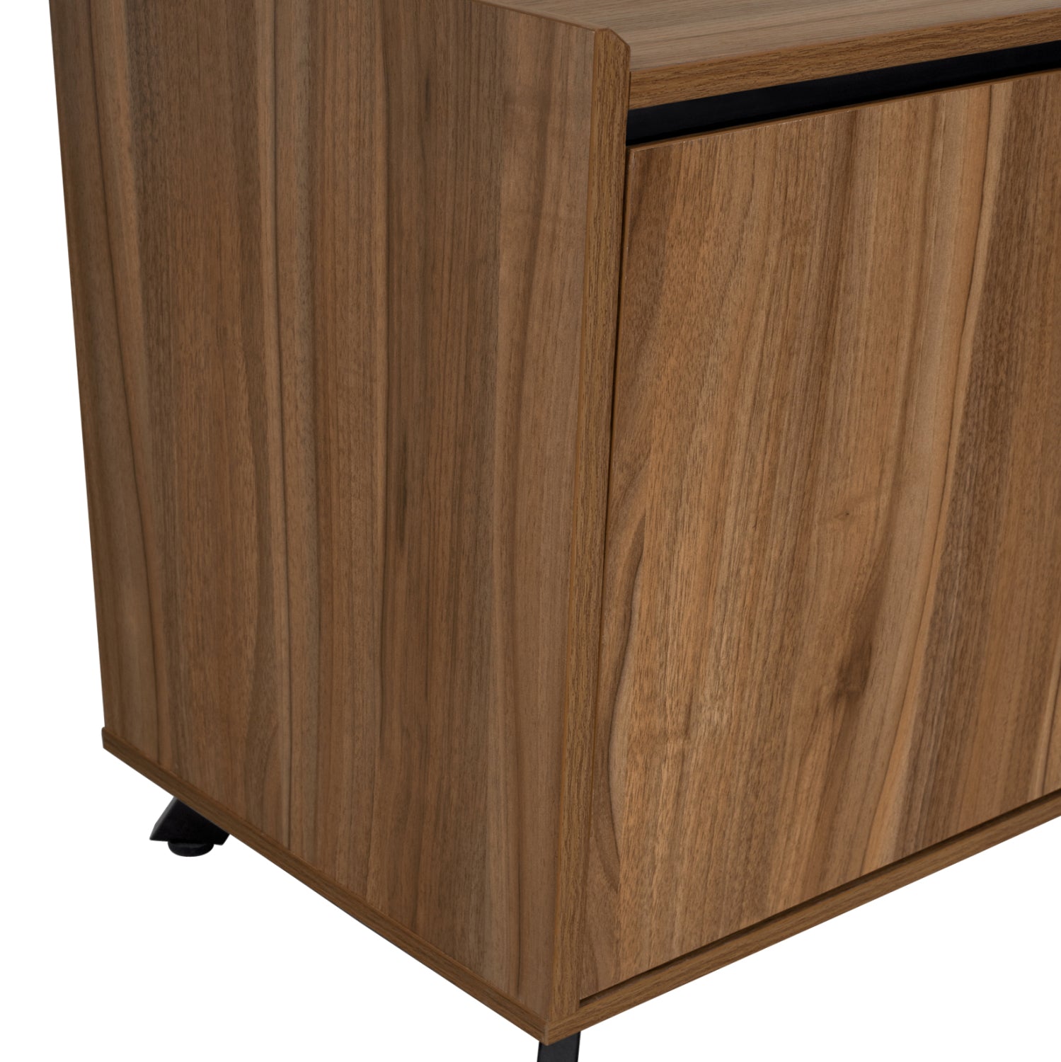 Офис бюро SUPREME цвят сив-меден дъб  160X160X75см