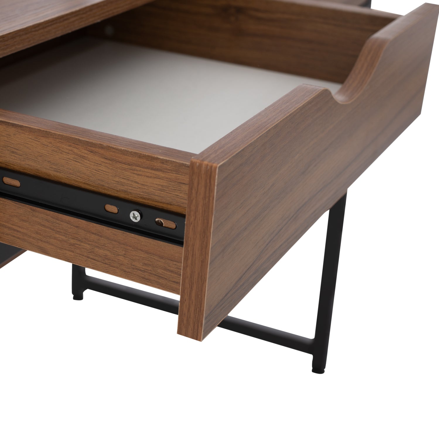 Офис бюро с библиотека TANAYA  цвят орех 100x48x139см