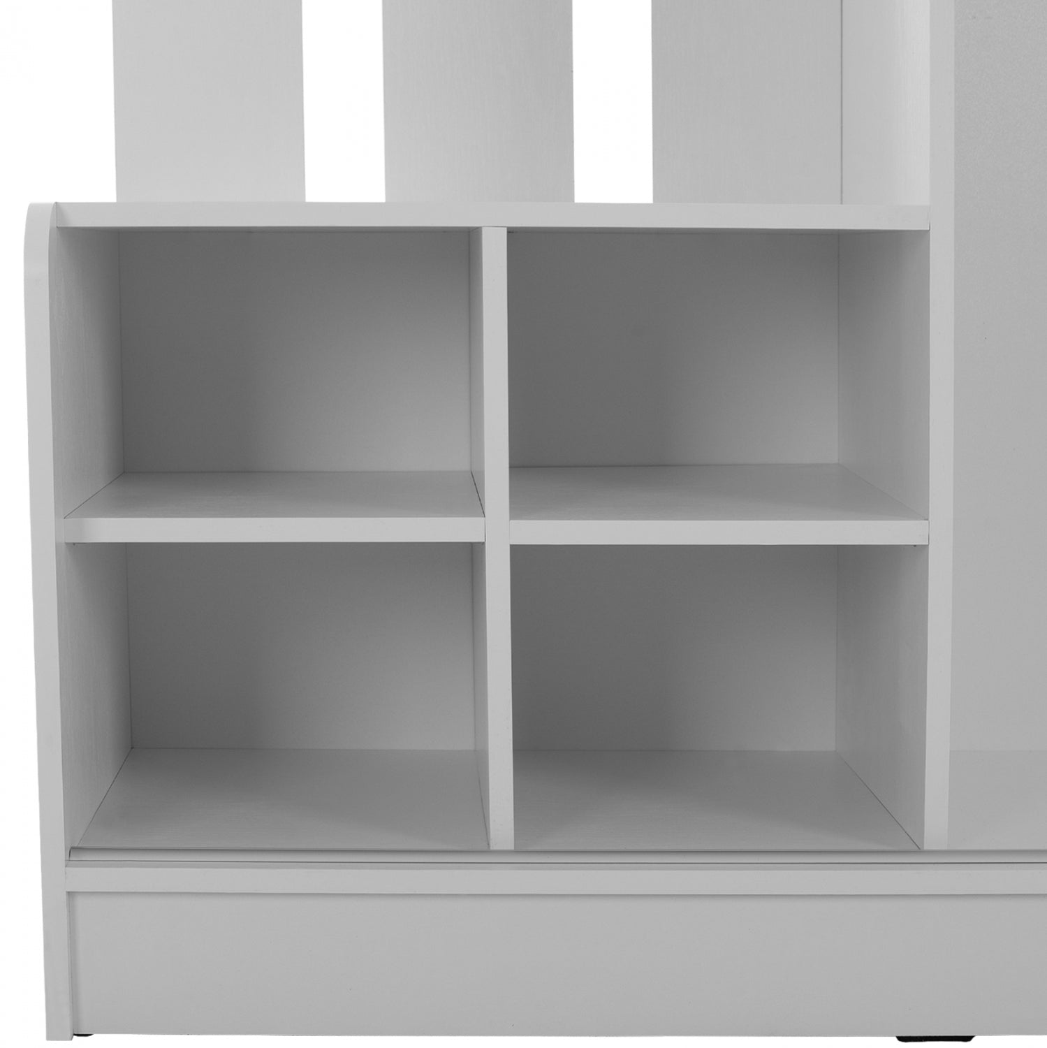 Входно антре с плъзгащ се гардероб и огледало DULCE  бял цвят 118x45x210см