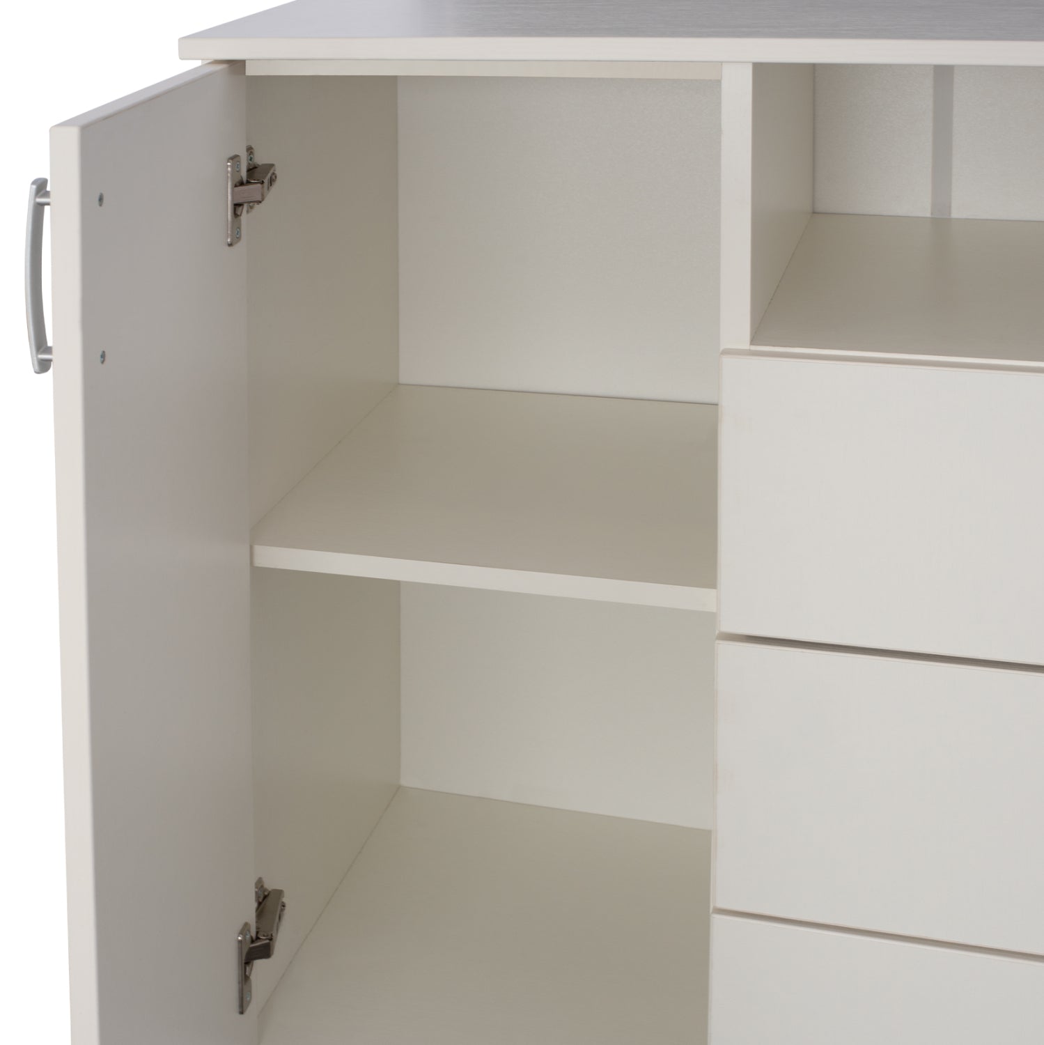 Бюфет ADLER  бял цвят -120x45x85см