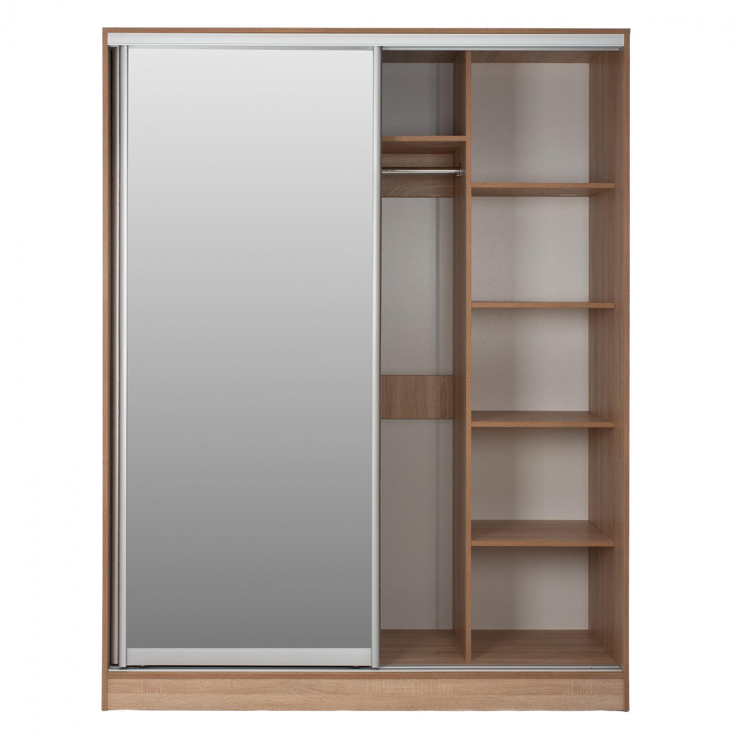 Двукрилен гардероб ADLER 180x60x210 см  дъб сонома