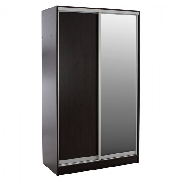 Гардероб ADLER 120x60x220 см, цвят венге, с огледало