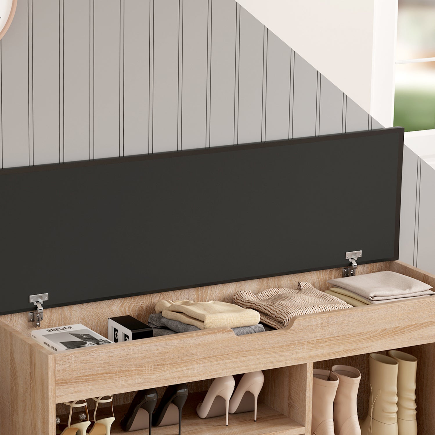 Шкаф за обувки  ROMIR цвят сонама 100x30x44