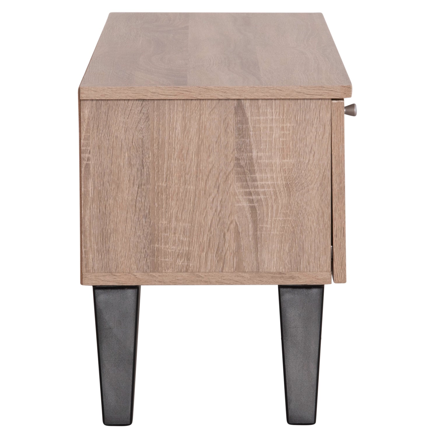 ТВ шкаф IREN  меламин в цвят сонама дъб - черен 120x32,5-34x41см.