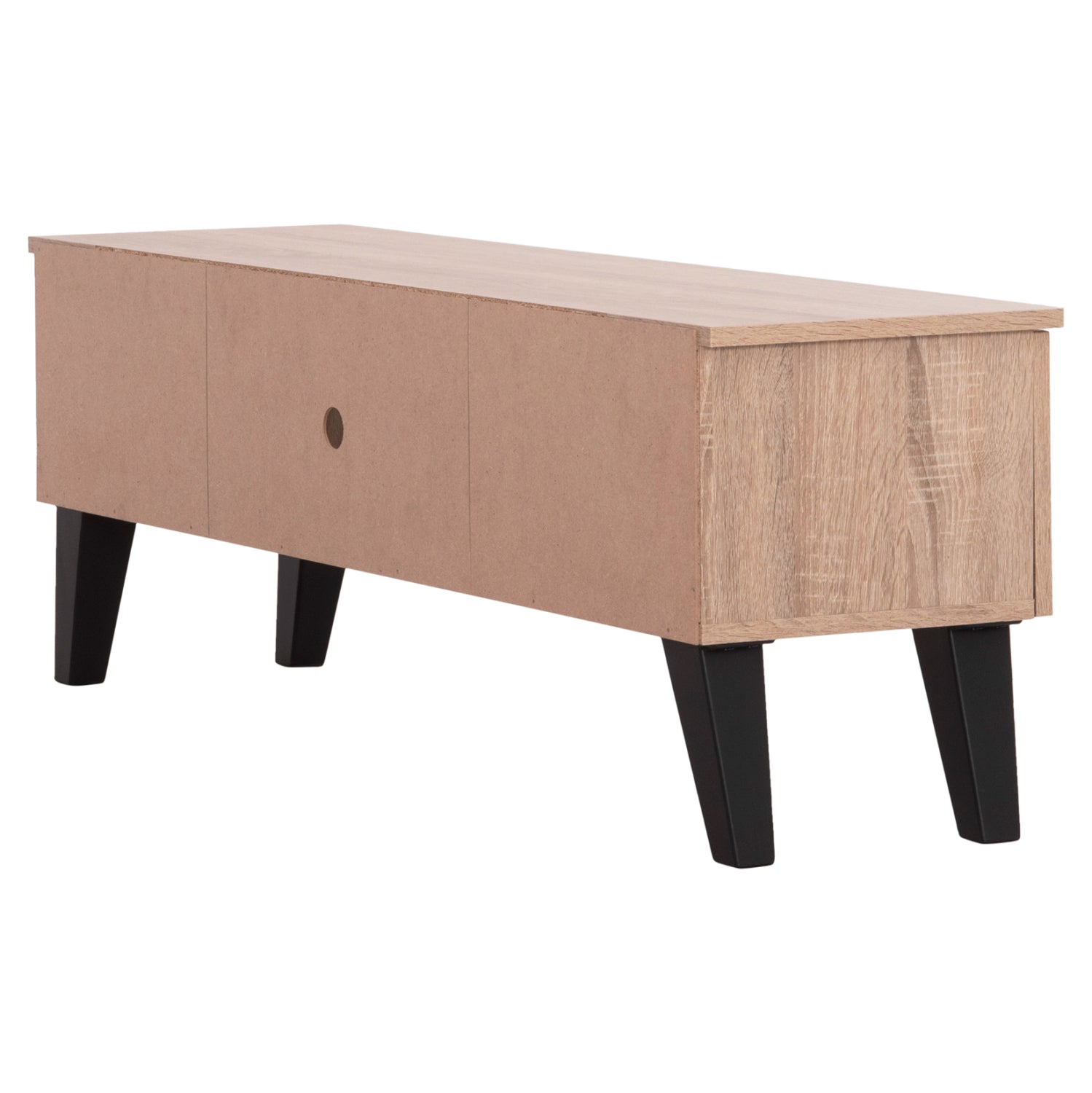 ТВ шкаф IREN  меламин в цвят сонама дъб - черен 120x32,5-34x41см.