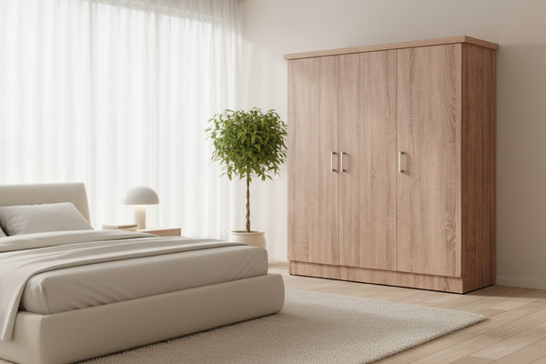 Гардероб  FUENTO дъб сонома цвят  120-116x40x123.5см
