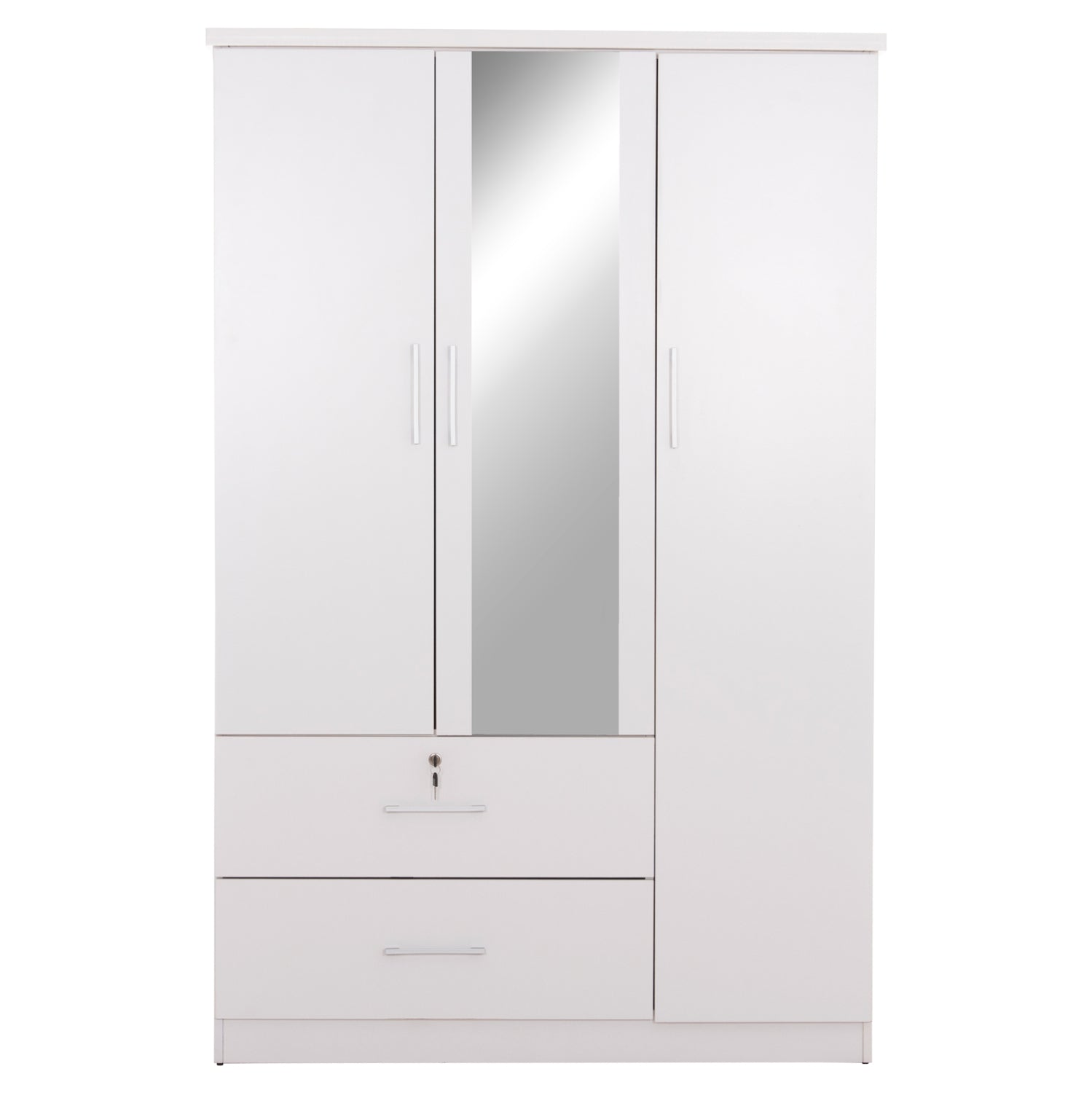 Гардероб JARRY бял цвят  119x48x183см