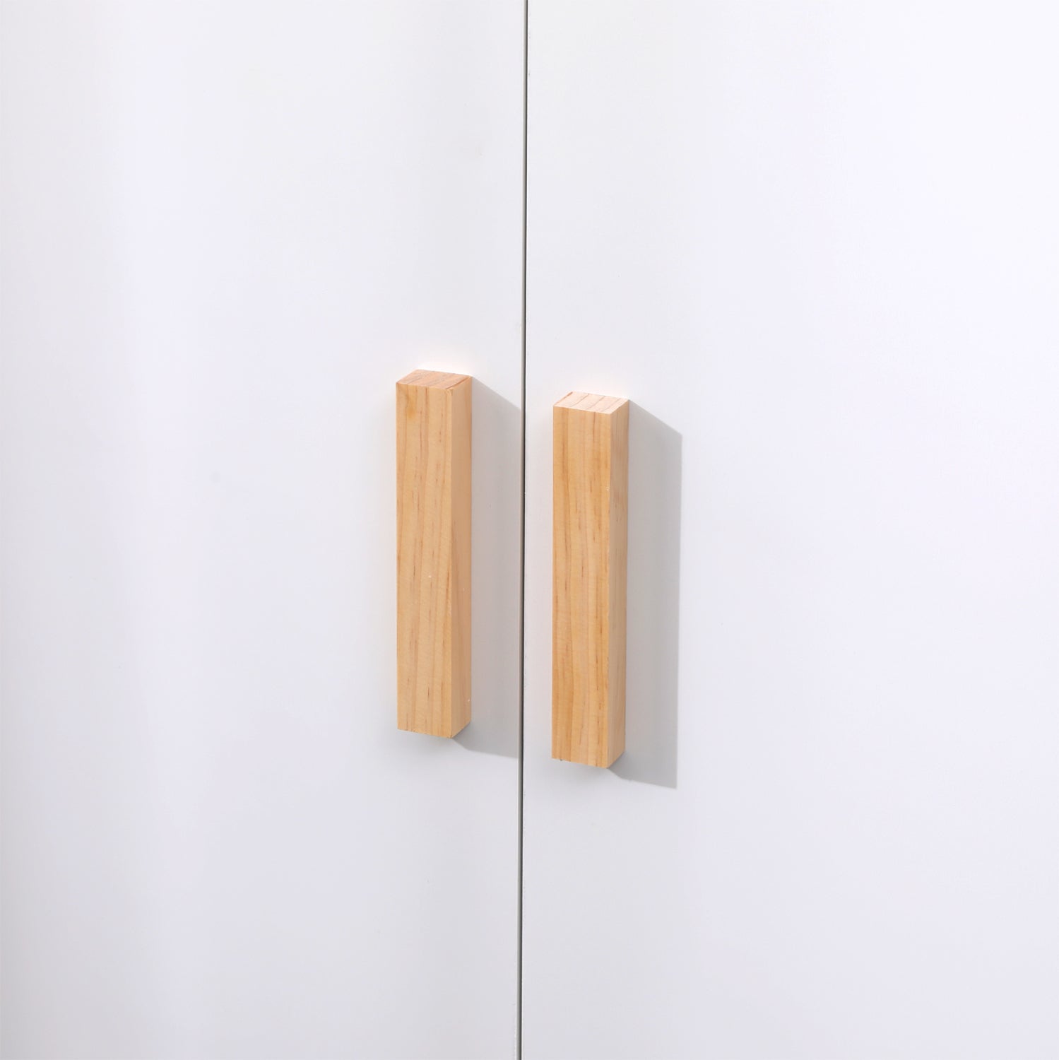 Гардероб за детска стая PASCHAL цвят бял-натурал  96x44x170