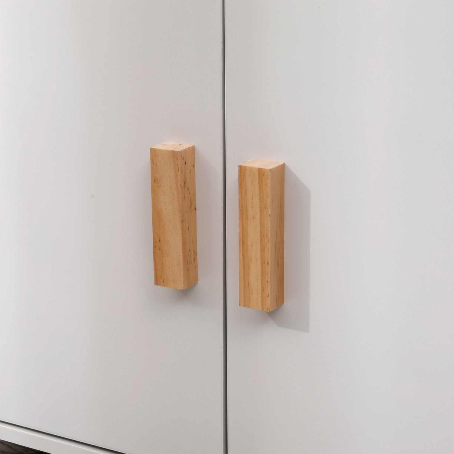 Закачалка за детска стая PASCHAL-цвят бял-натурал 76x44x170см